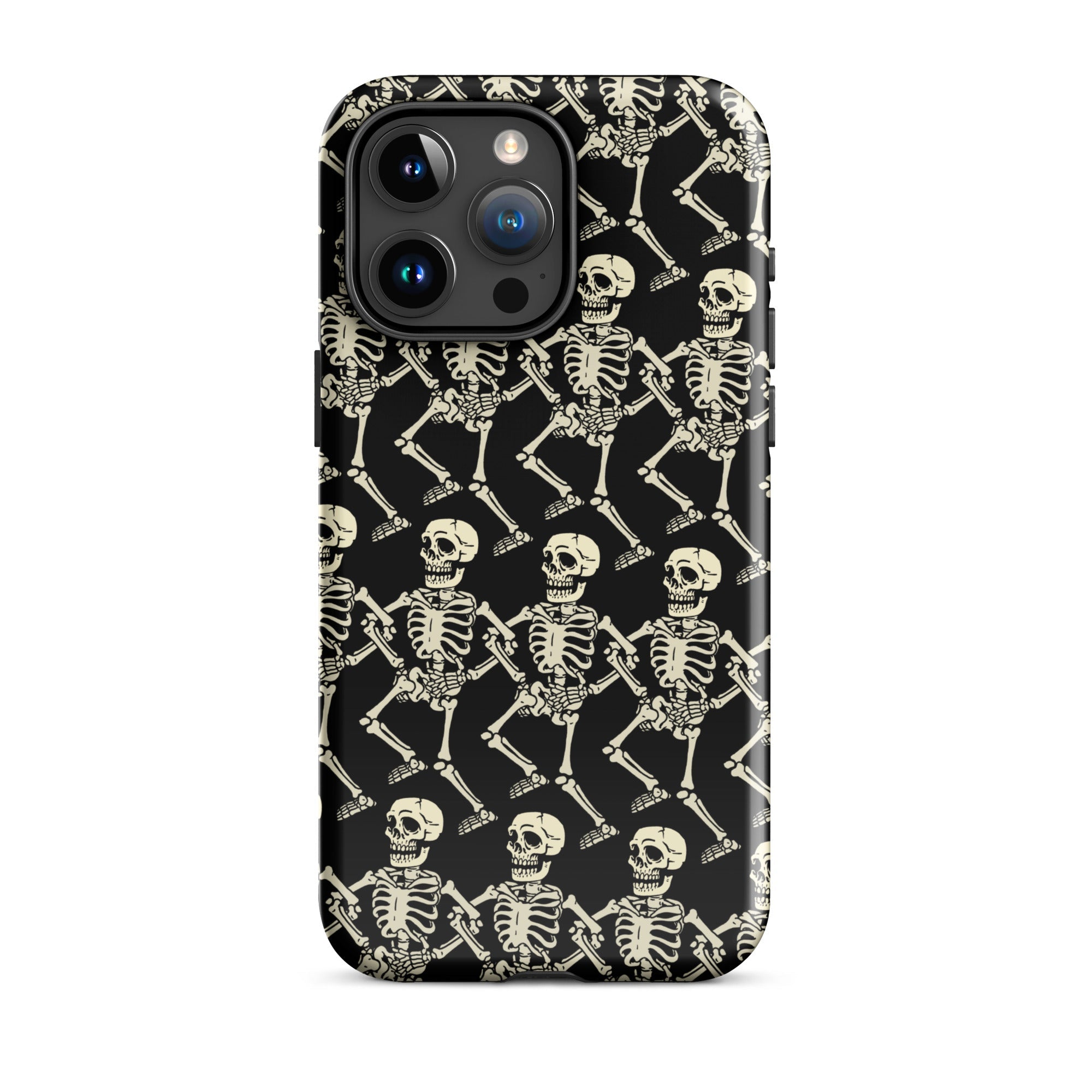 Murder Apparel Dancing Skeletons iPhone Case