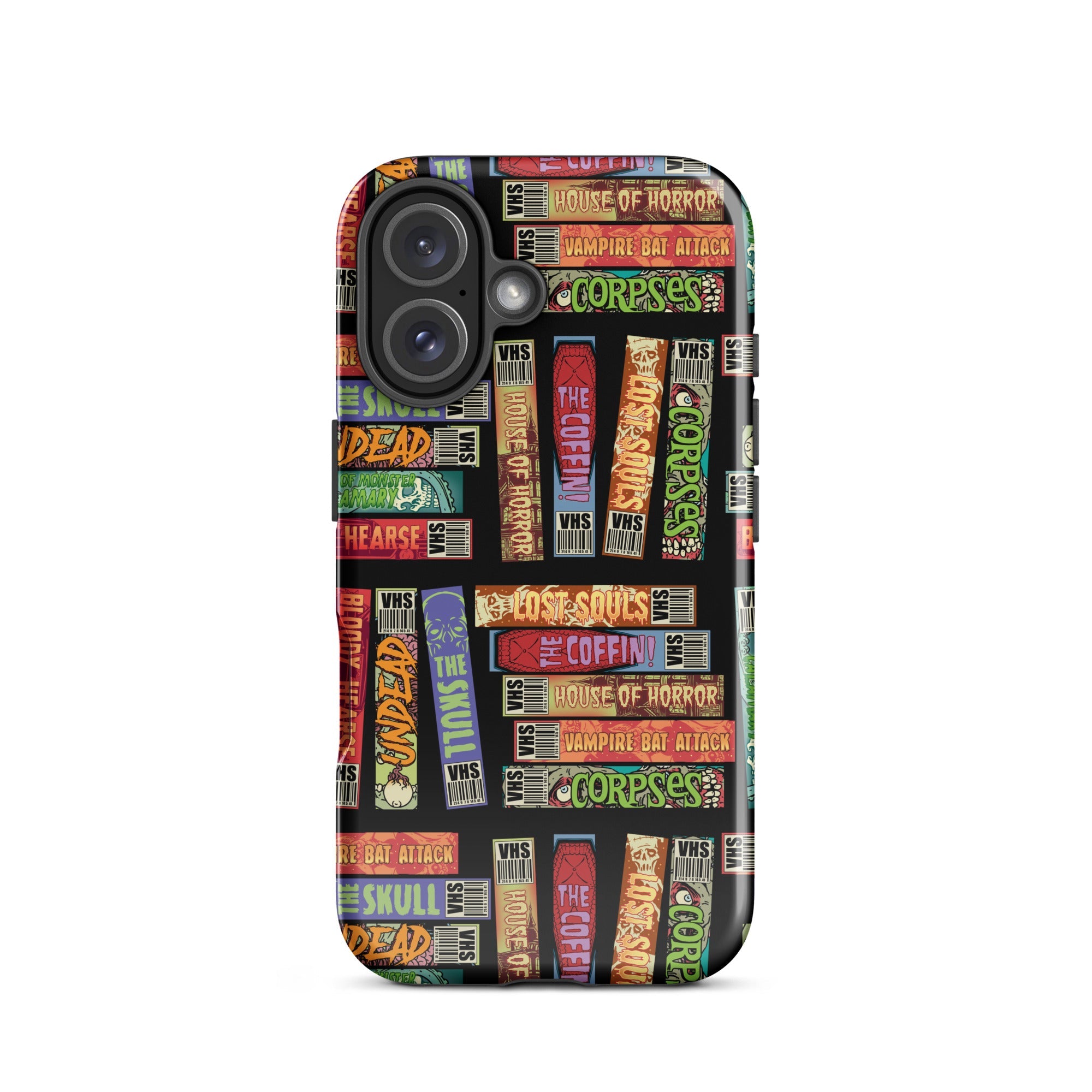 Murder Apparel Retro Horror VHS iPhone Case