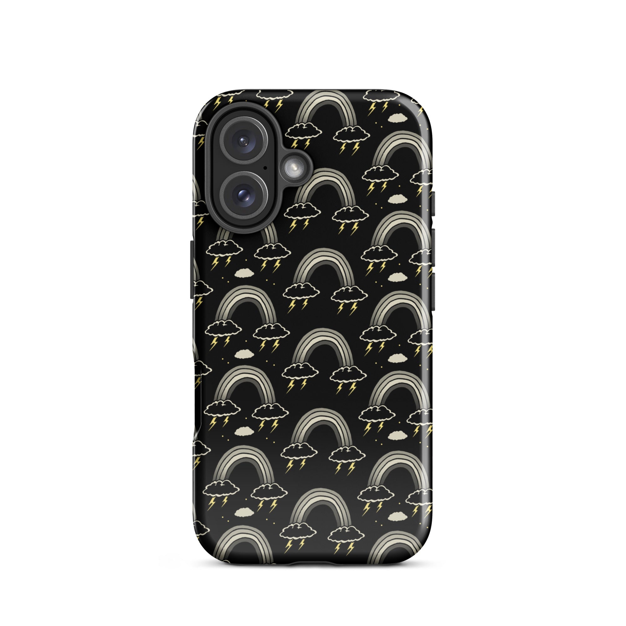Murder Apparel Goth Rainbow Emo iPhone Case