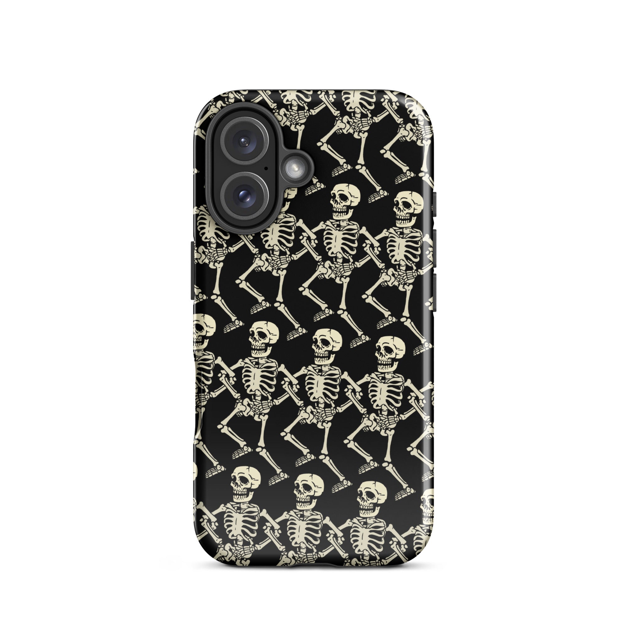 Murder Apparel Dancing Skeletons iPhone Case