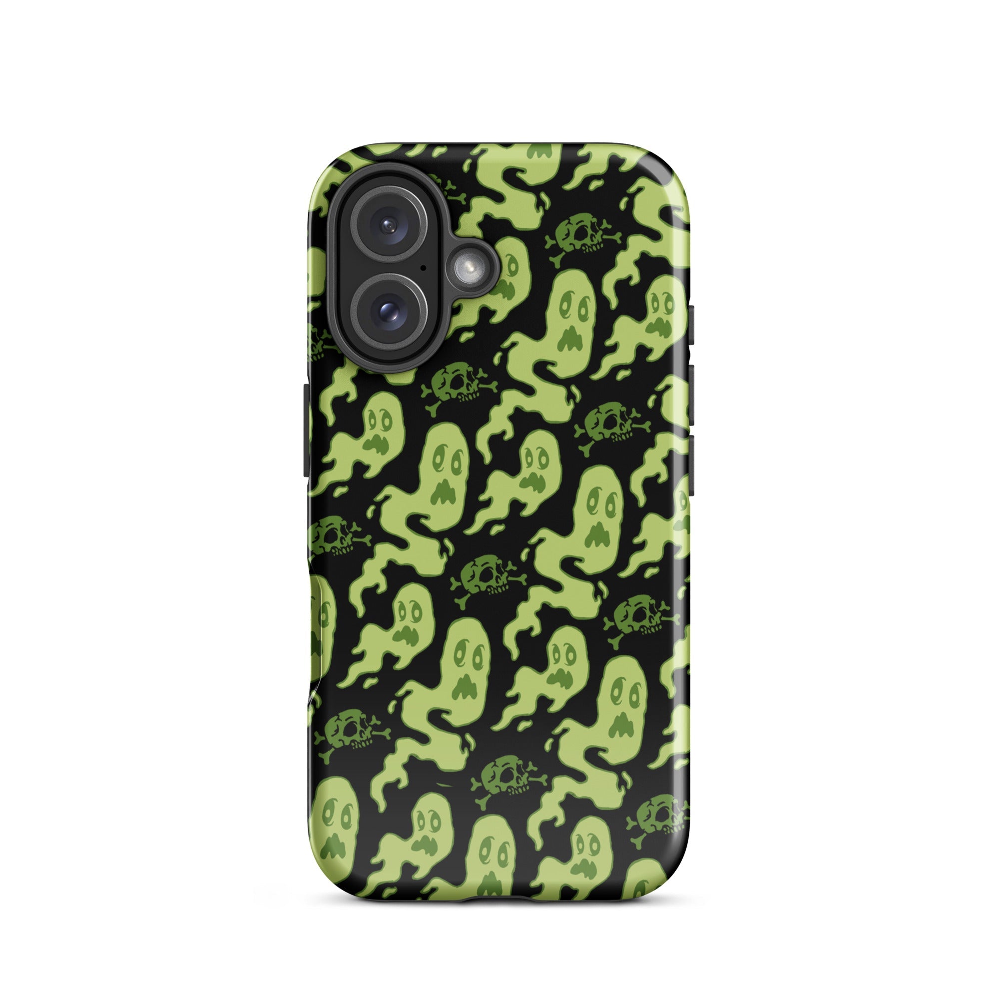 Murder Apparel Green Ghosts iPhone Case