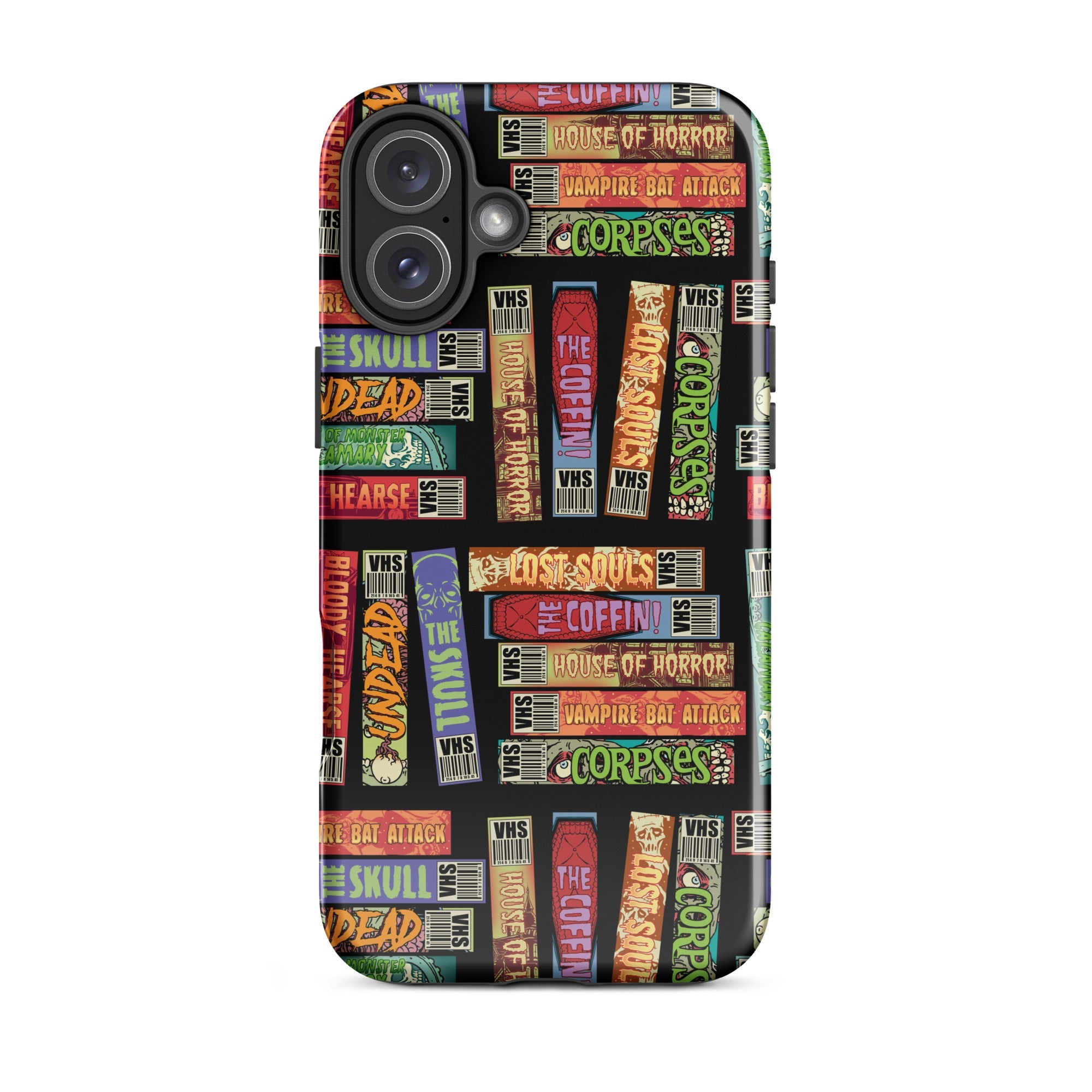 Murder Apparel Retro Horror VHS iPhone Case