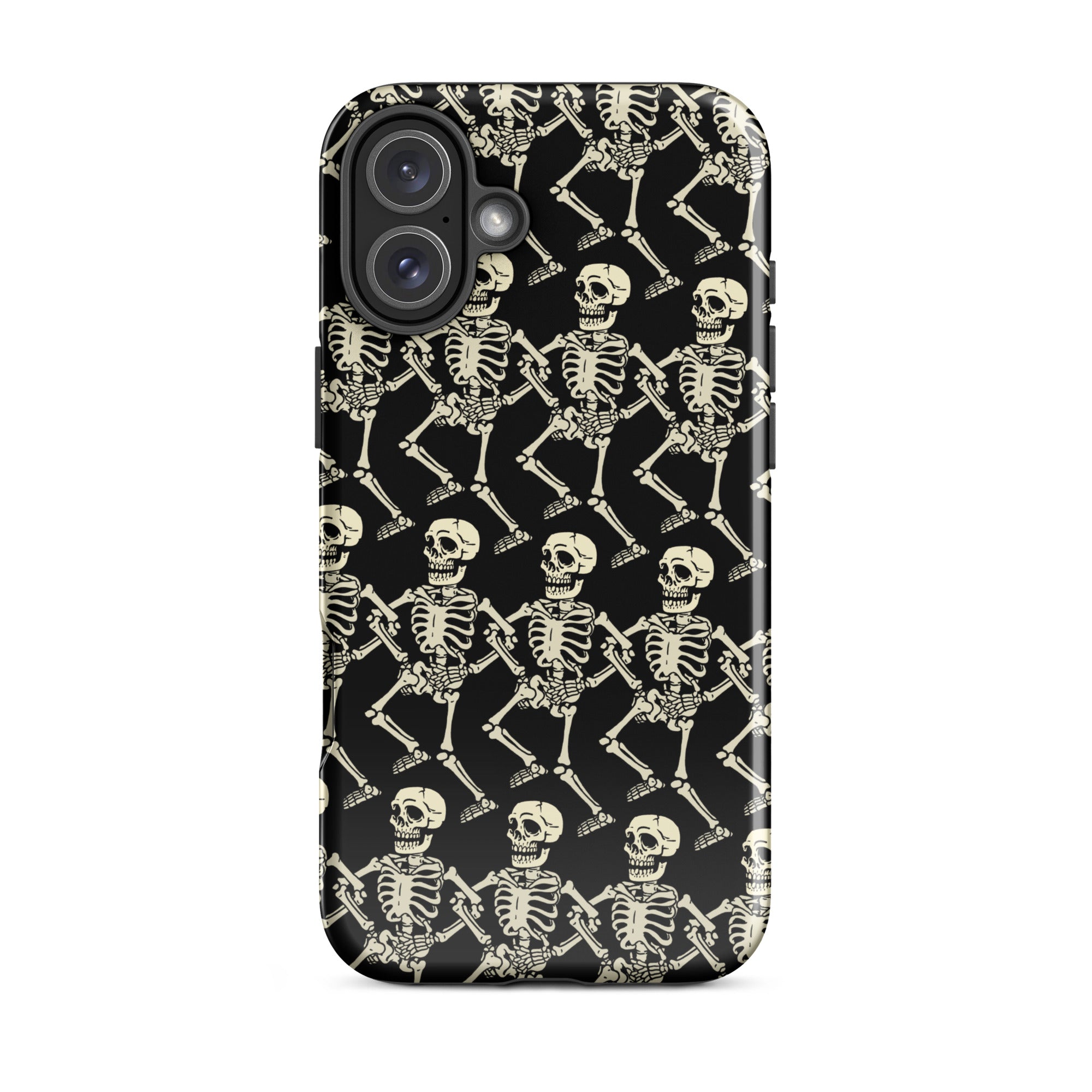 Murder Apparel Dancing Skeletons iPhone Case