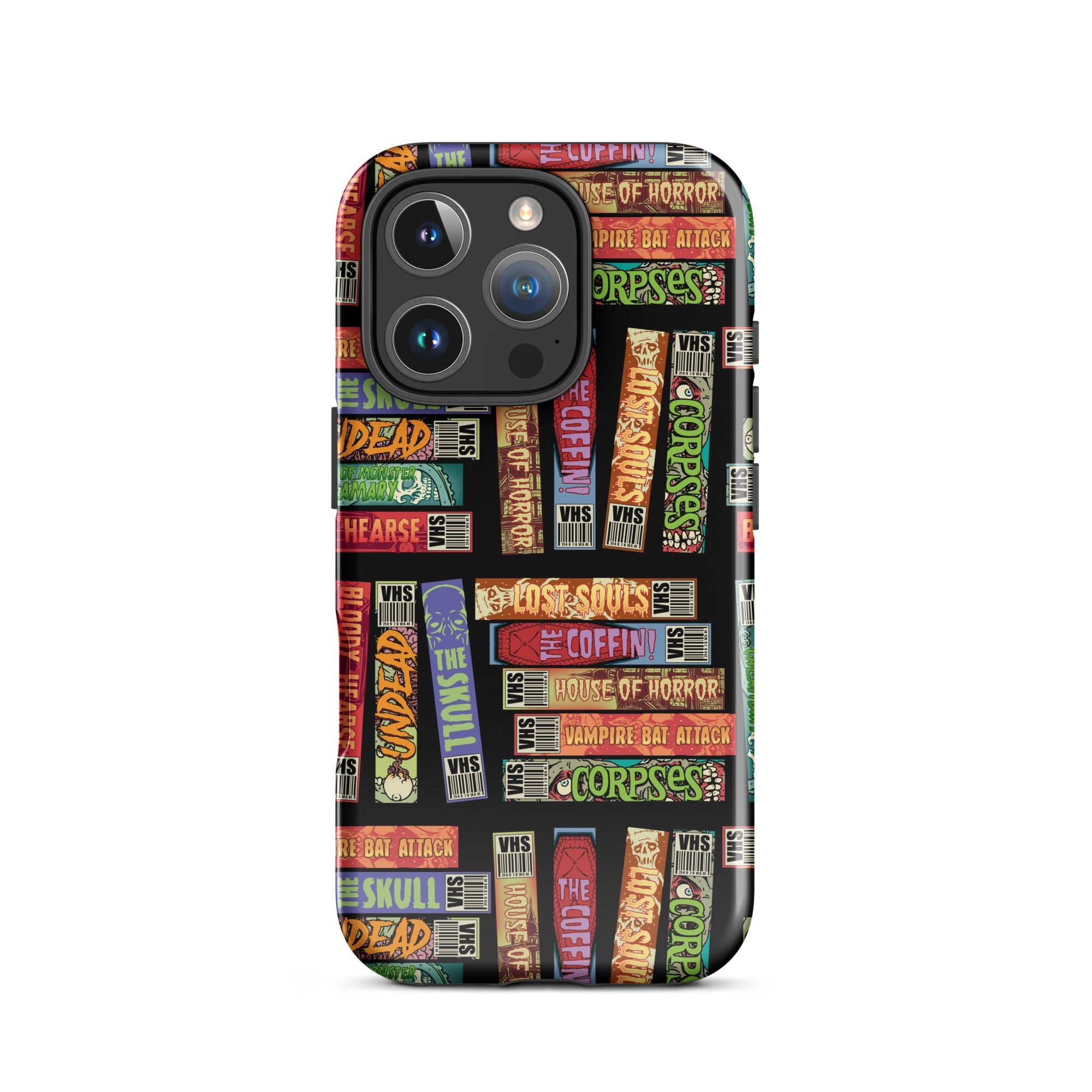 Murder Apparel Retro Horror VHS iPhone Case