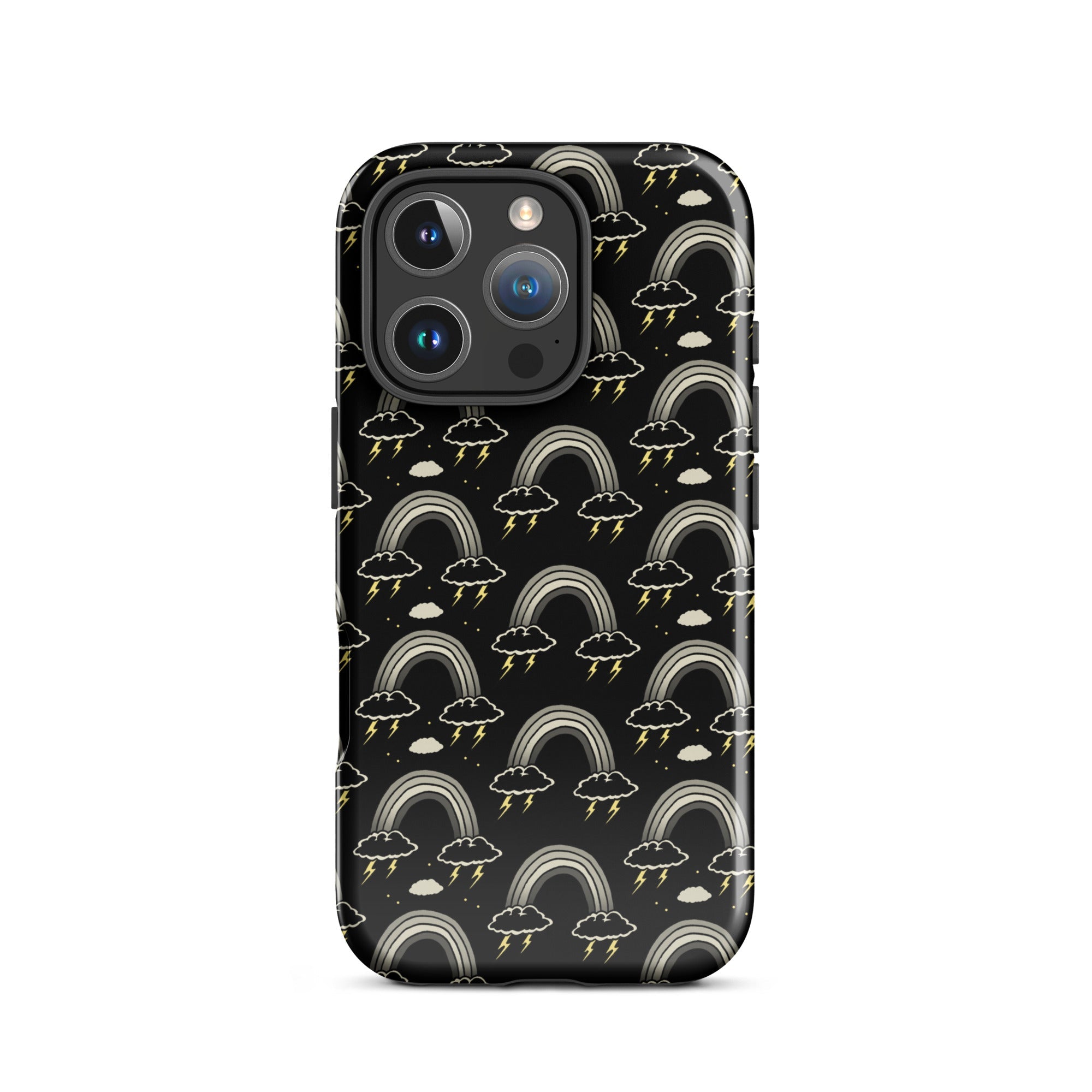Murder Apparel Goth Rainbow Emo iPhone Case