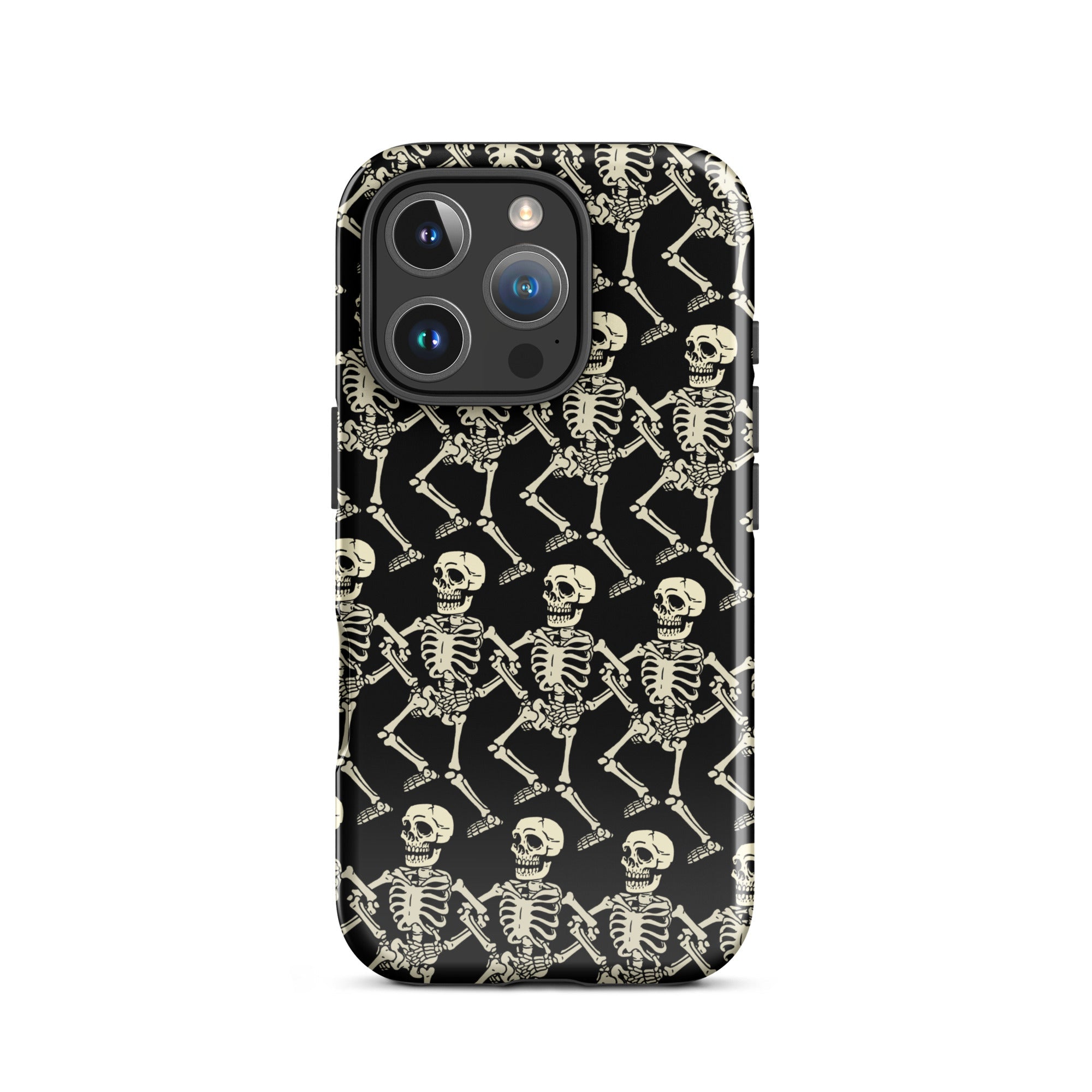 Murder Apparel Dancing Skeletons iPhone Case