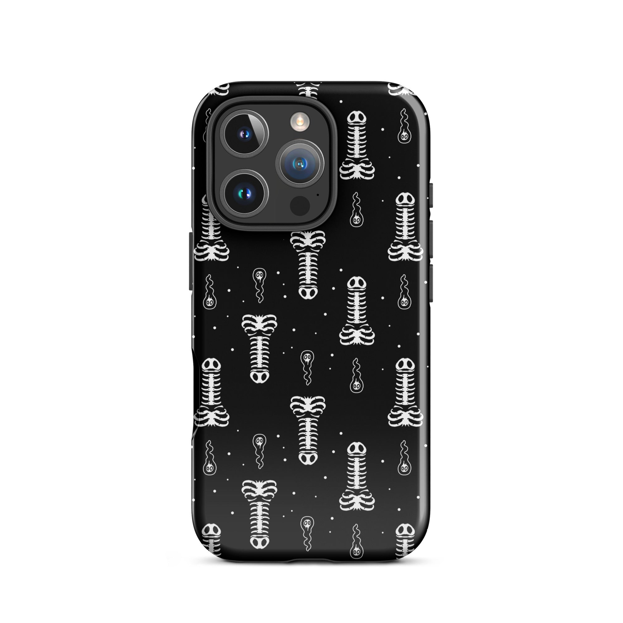 Murder Apparel Skeleton Penis Boner iPhone Case