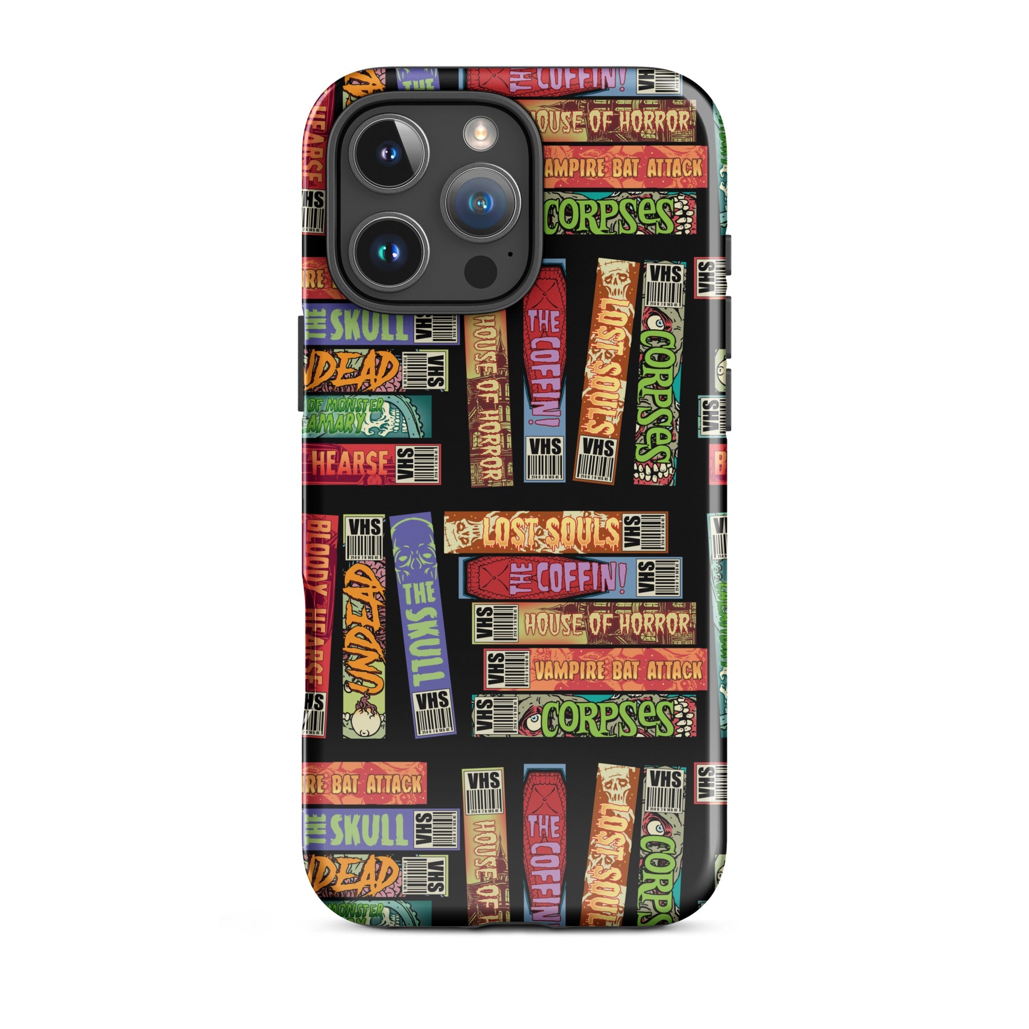 Murder Apparel Retro Horror VHS iPhone Case