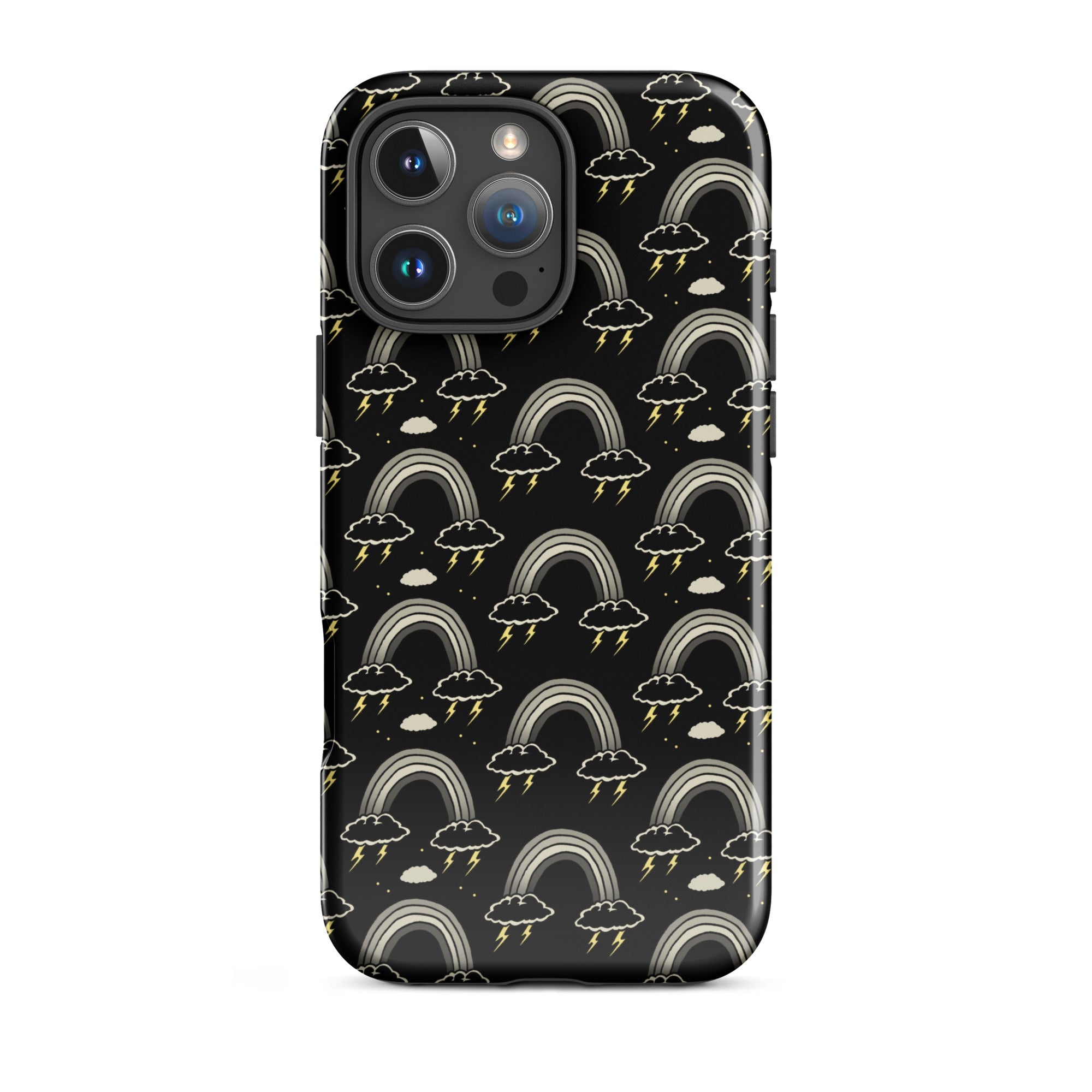 Murder Apparel Goth Rainbow Emo iPhone Case