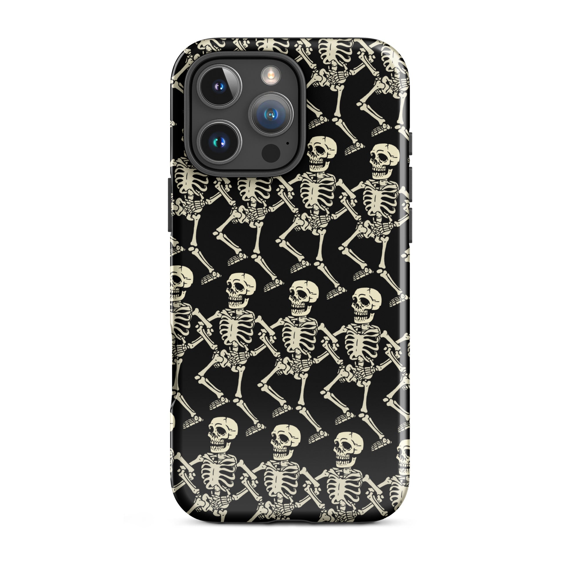 Murder Apparel Dancing Skeletons iPhone Case