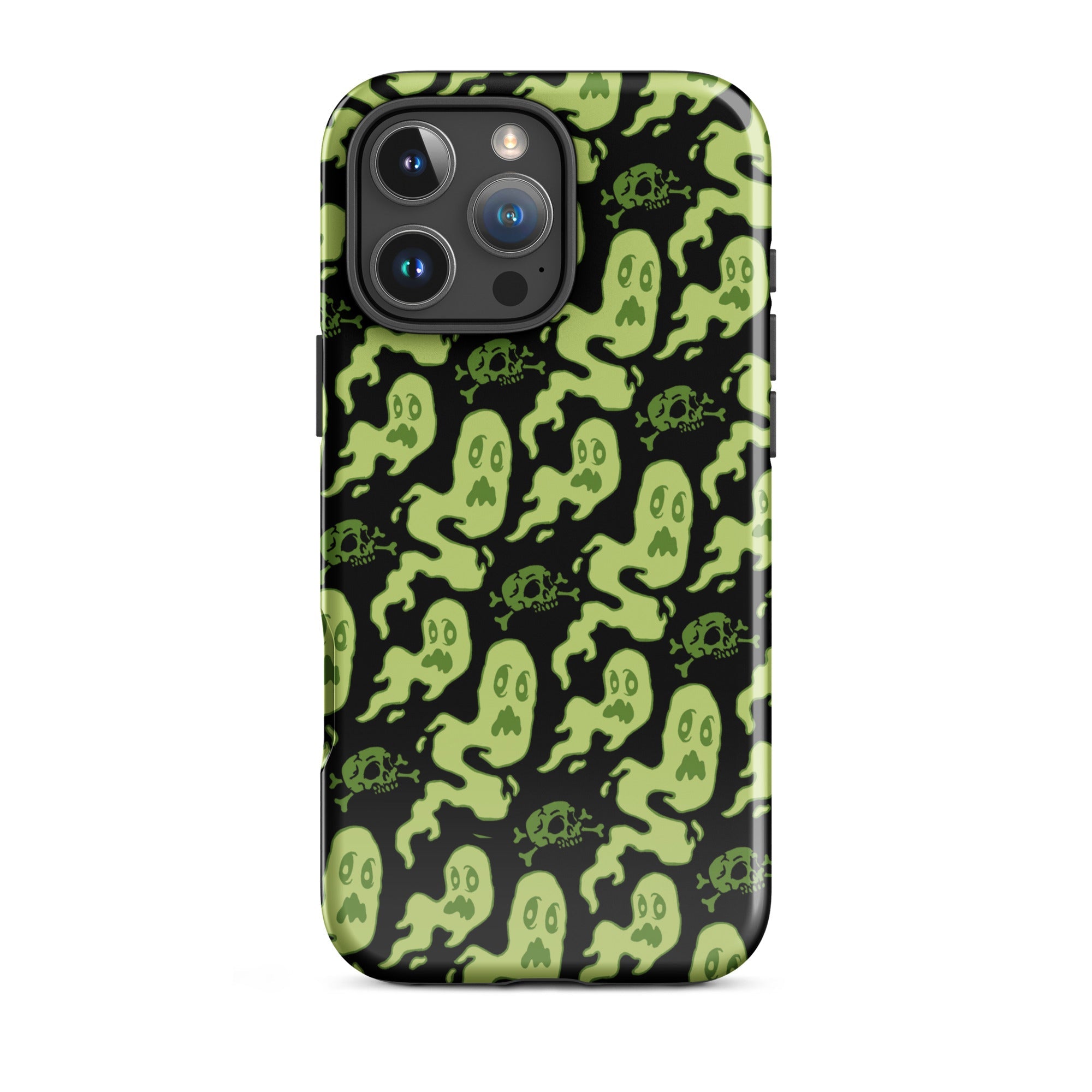 Murder Apparel Green Ghosts iPhone Case