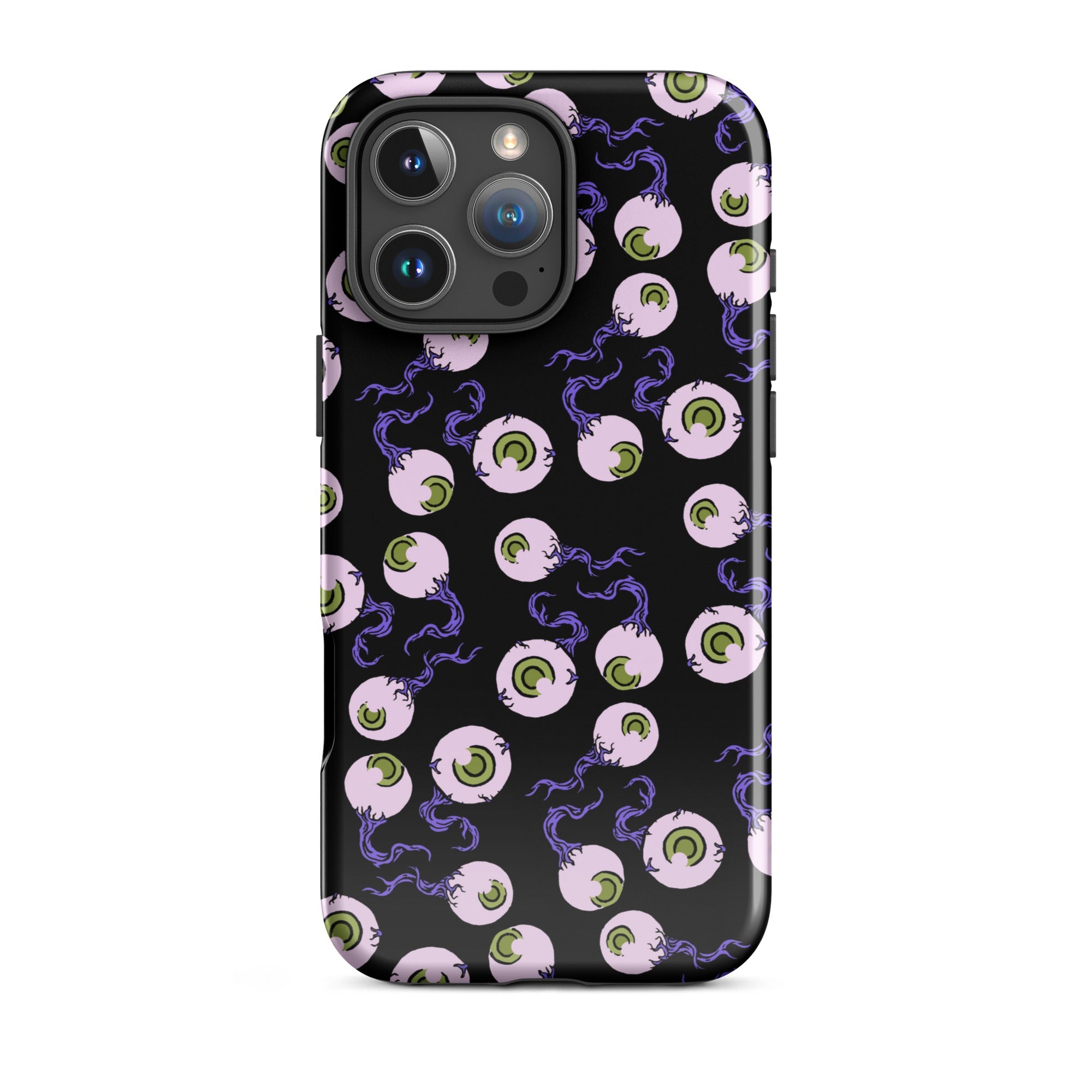 Murder Apparel Spooky Eyeballs iPhone Case