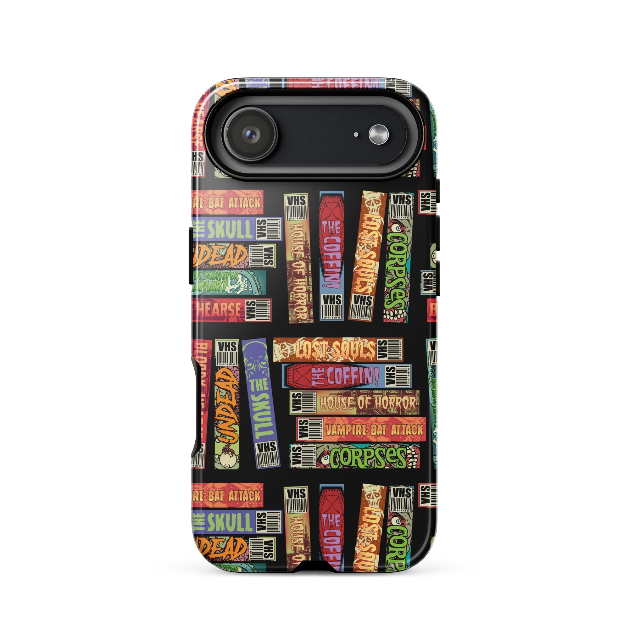 Murder Apparel Retro Horror VHS iPhone Case