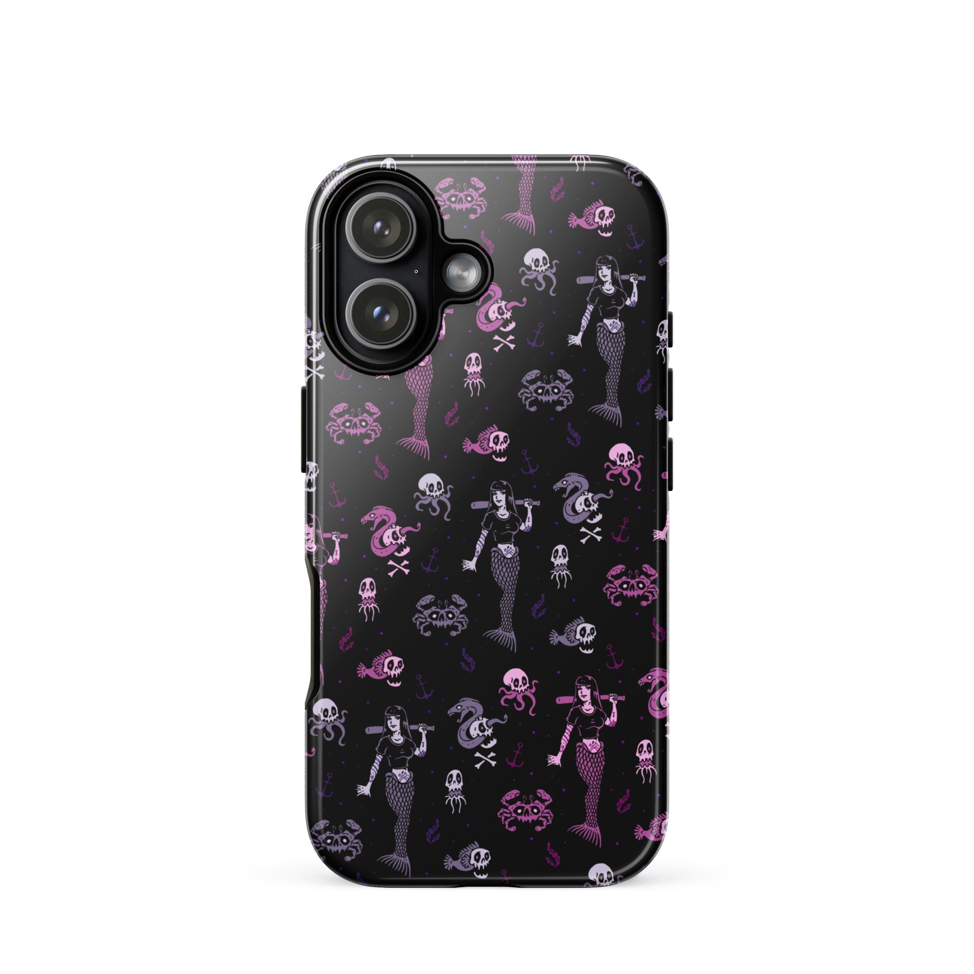 Murder Apparel Metal Mermaid iPhone Case
