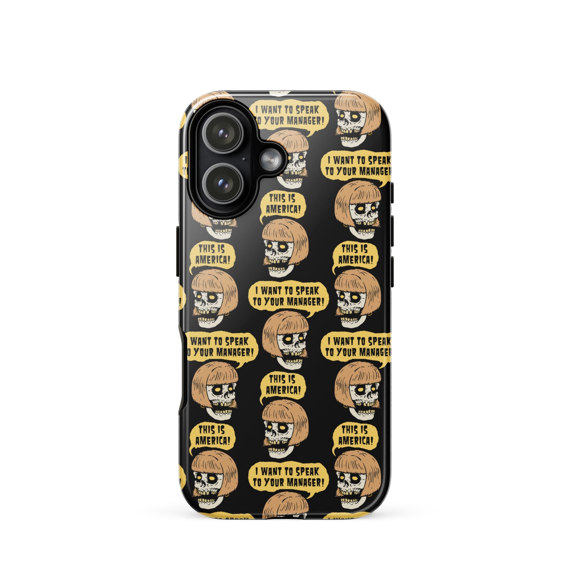 Murder Apparel Karen Skull iPhone Case