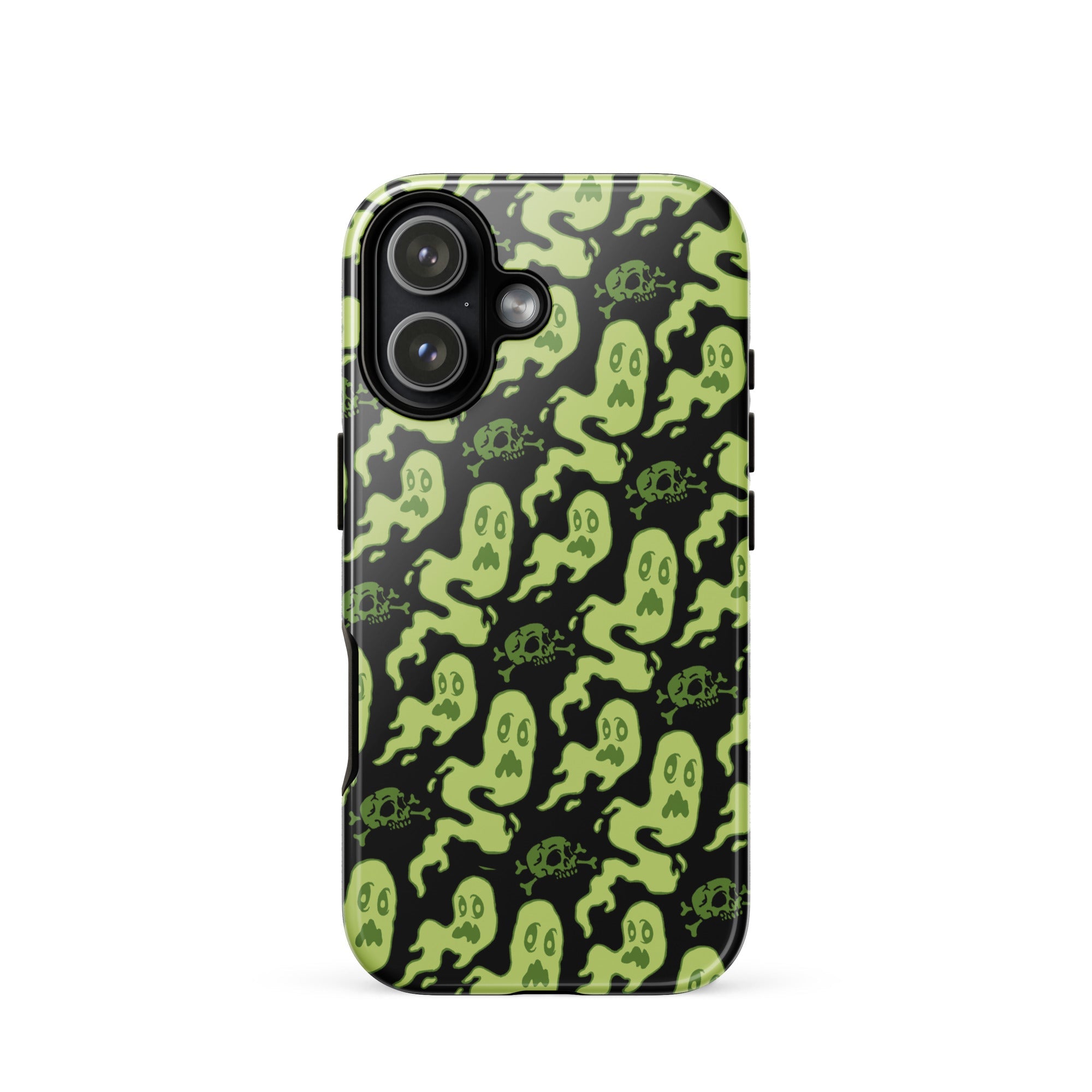Murder Apparel Green Ghosts iPhone Case