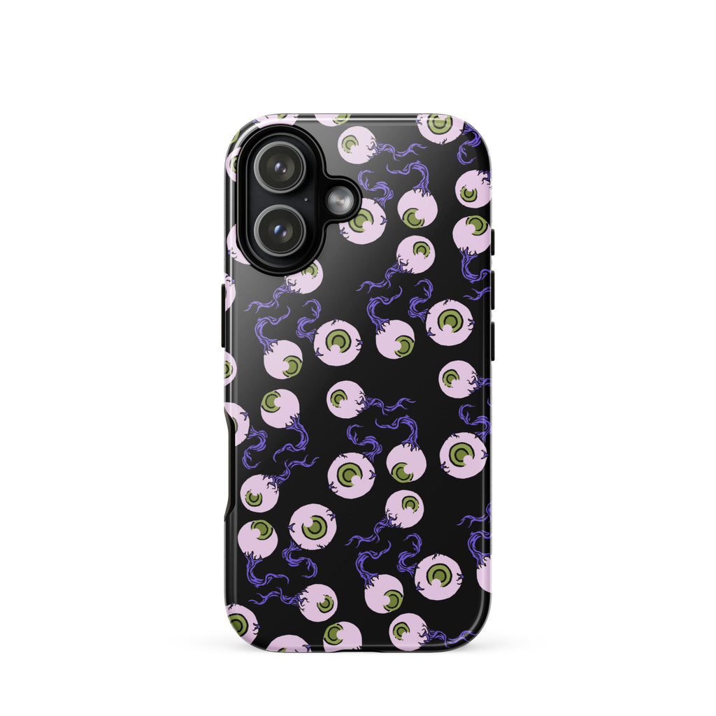 Murder Apparel Spooky Eyeballs iPhone Case