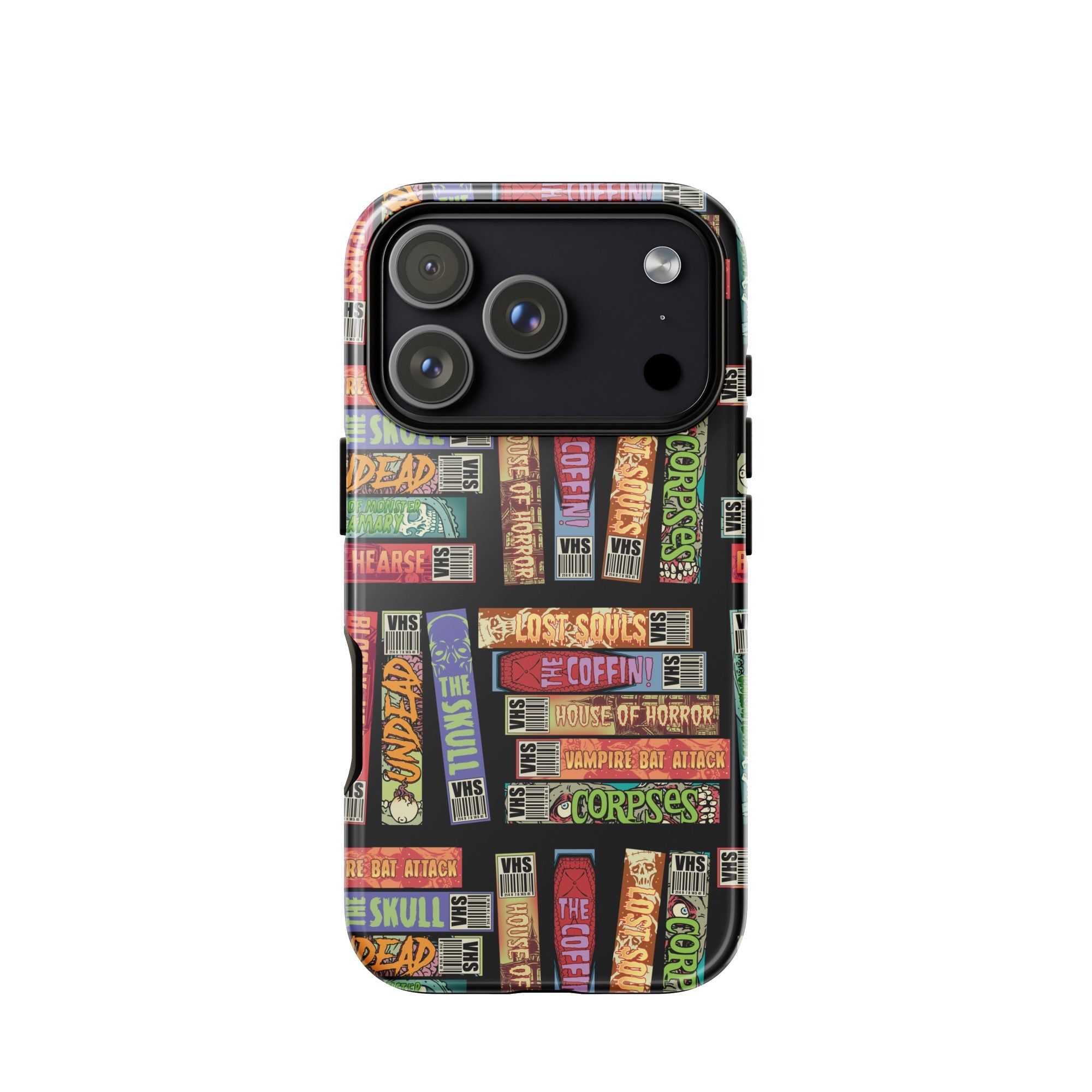 Murder Apparel Retro Horror VHS iPhone Case