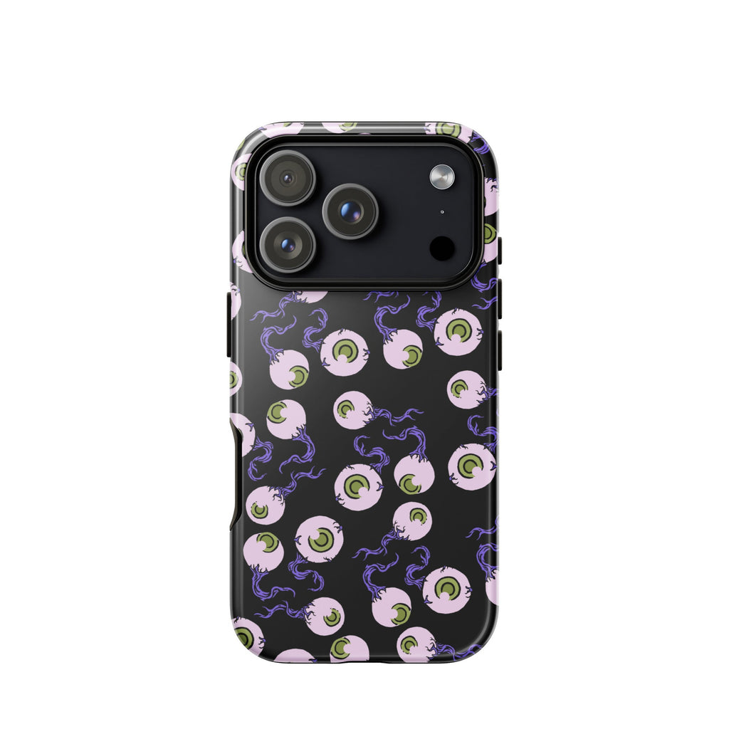 Murder Apparel Spooky Eyeballs iPhone Case