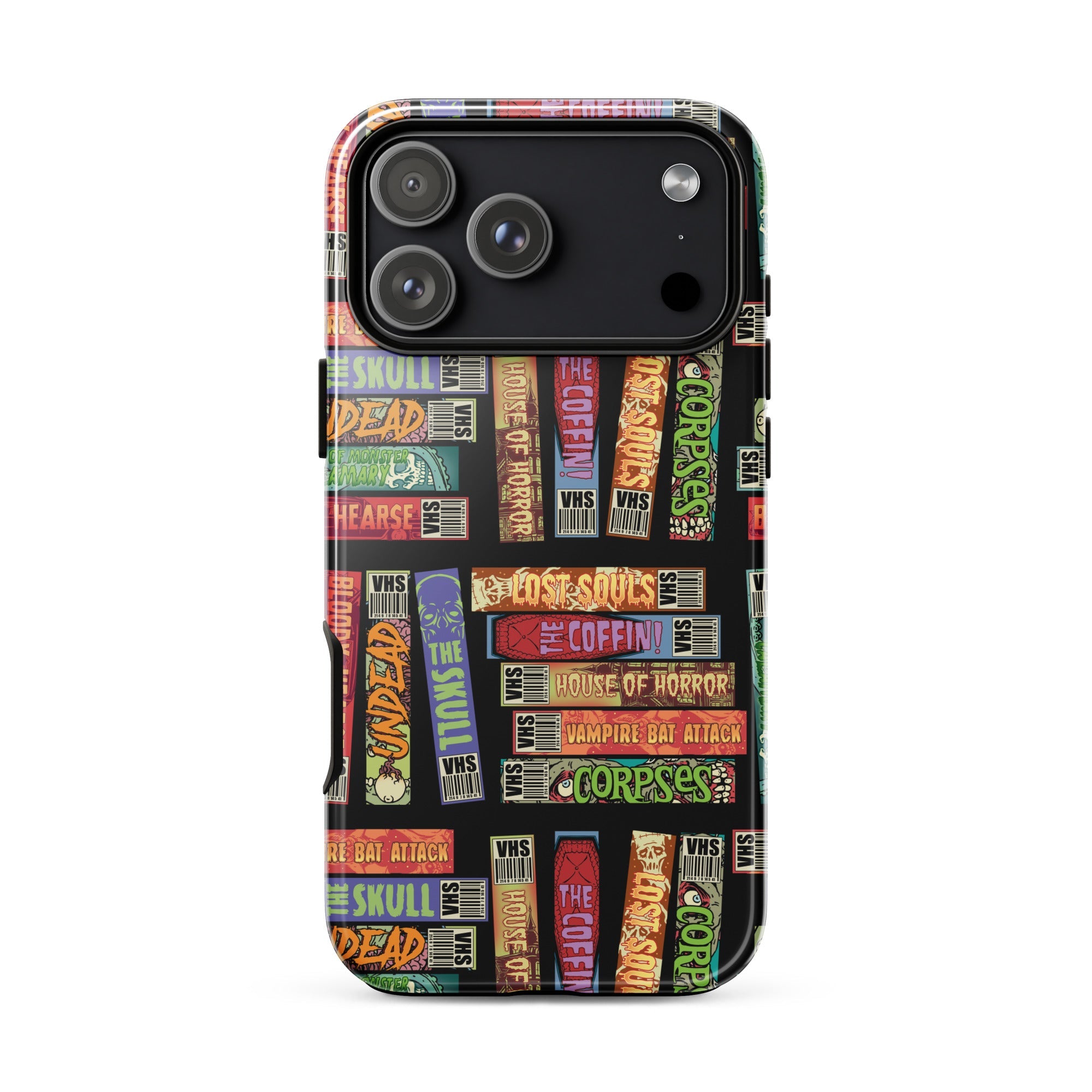 Murder Apparel Retro Horror VHS iPhone Case