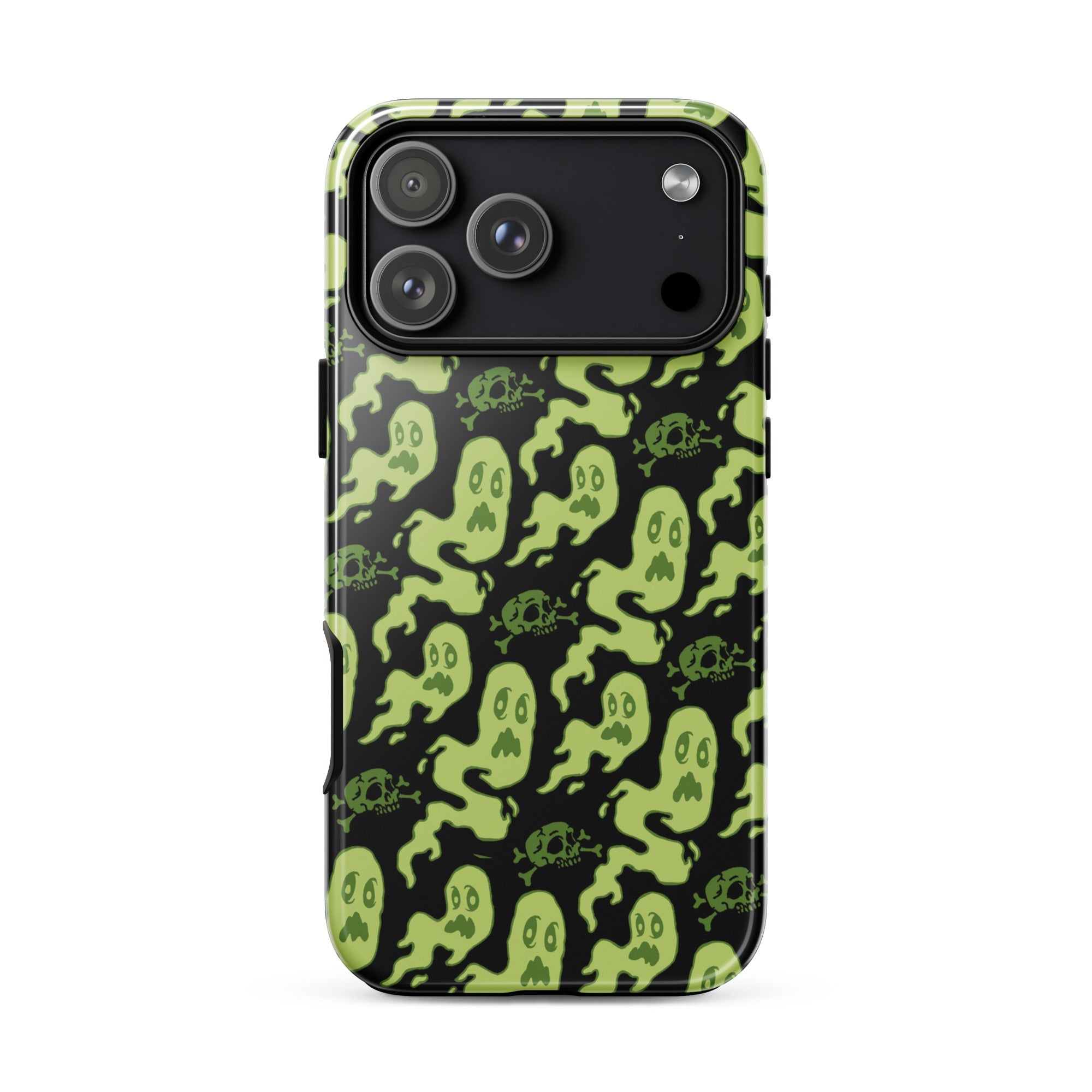 Murder Apparel Green Ghosts iPhone Case