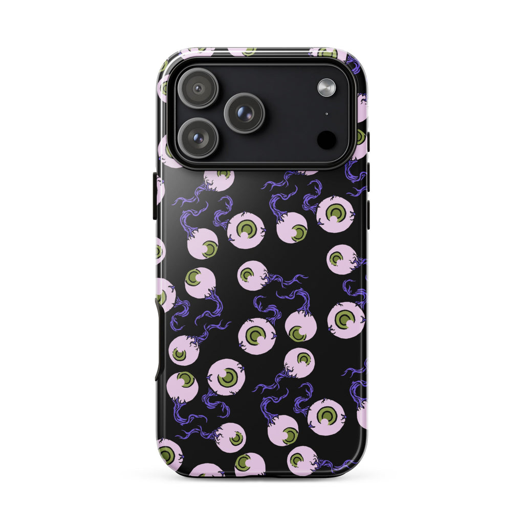 Murder Apparel Spooky Eyeballs iPhone Case