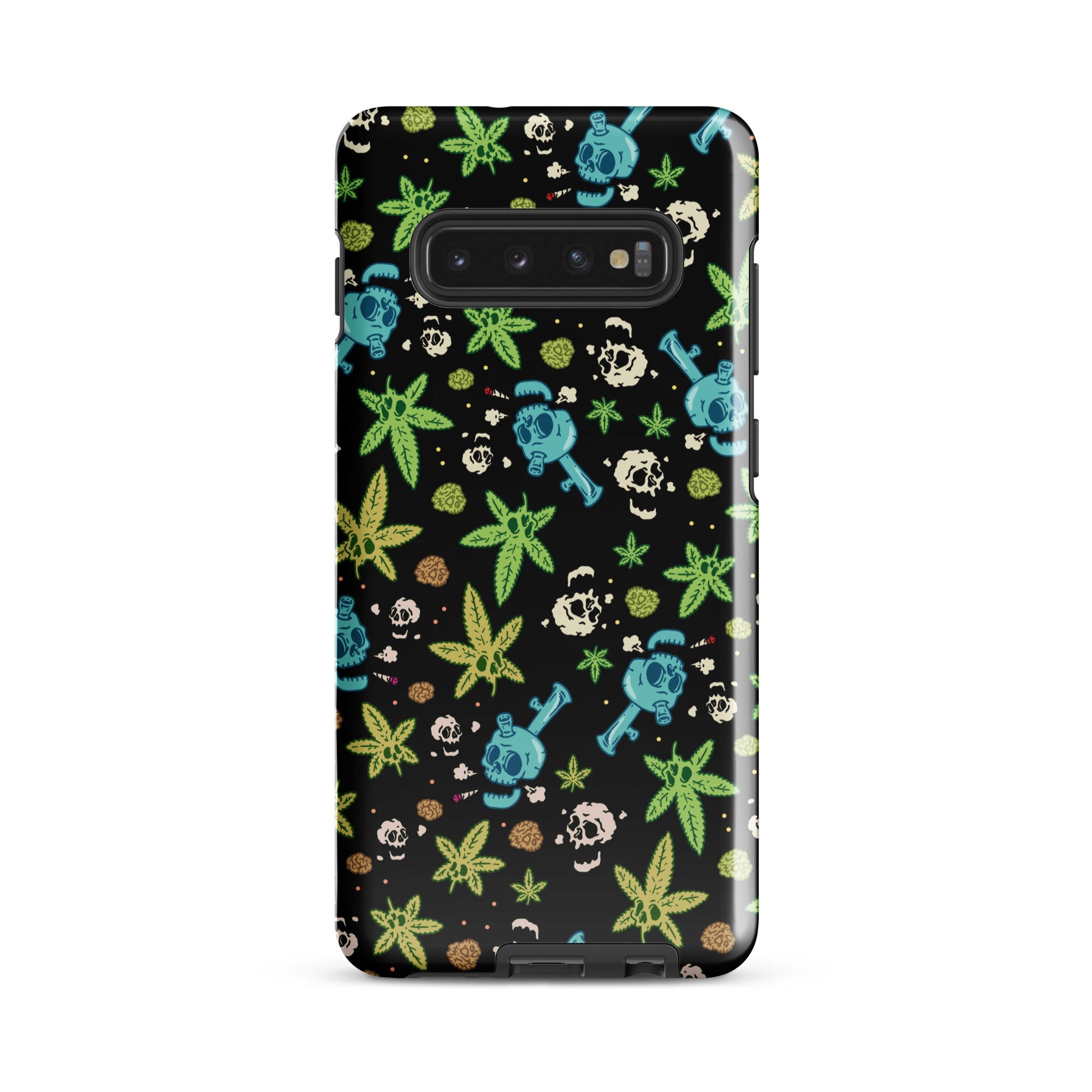 Murder Apparel Weed And Skulls Samsung Case