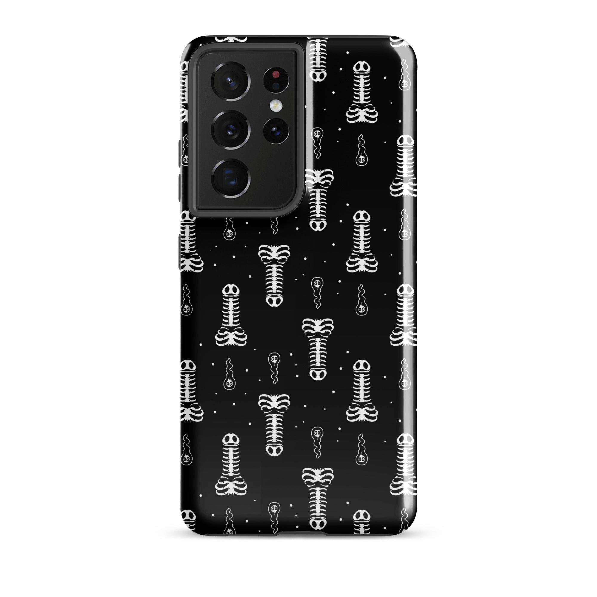 Murder Apparel Skeleton Penis Boner Samsung Case
