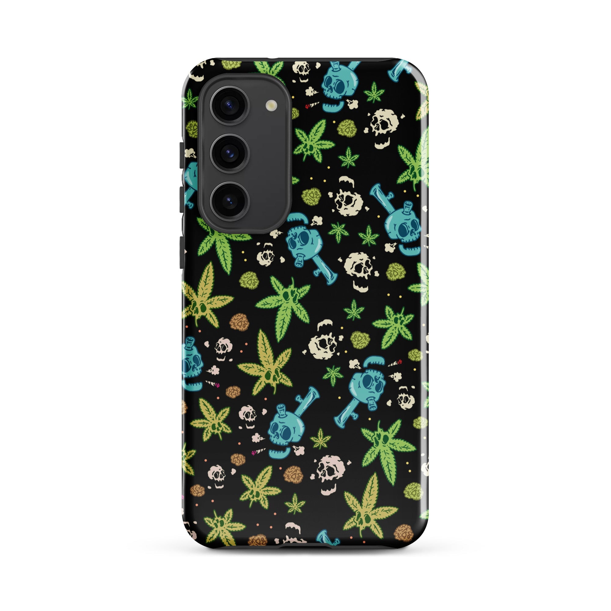 Murder Apparel Weed And Skulls Samsung Case