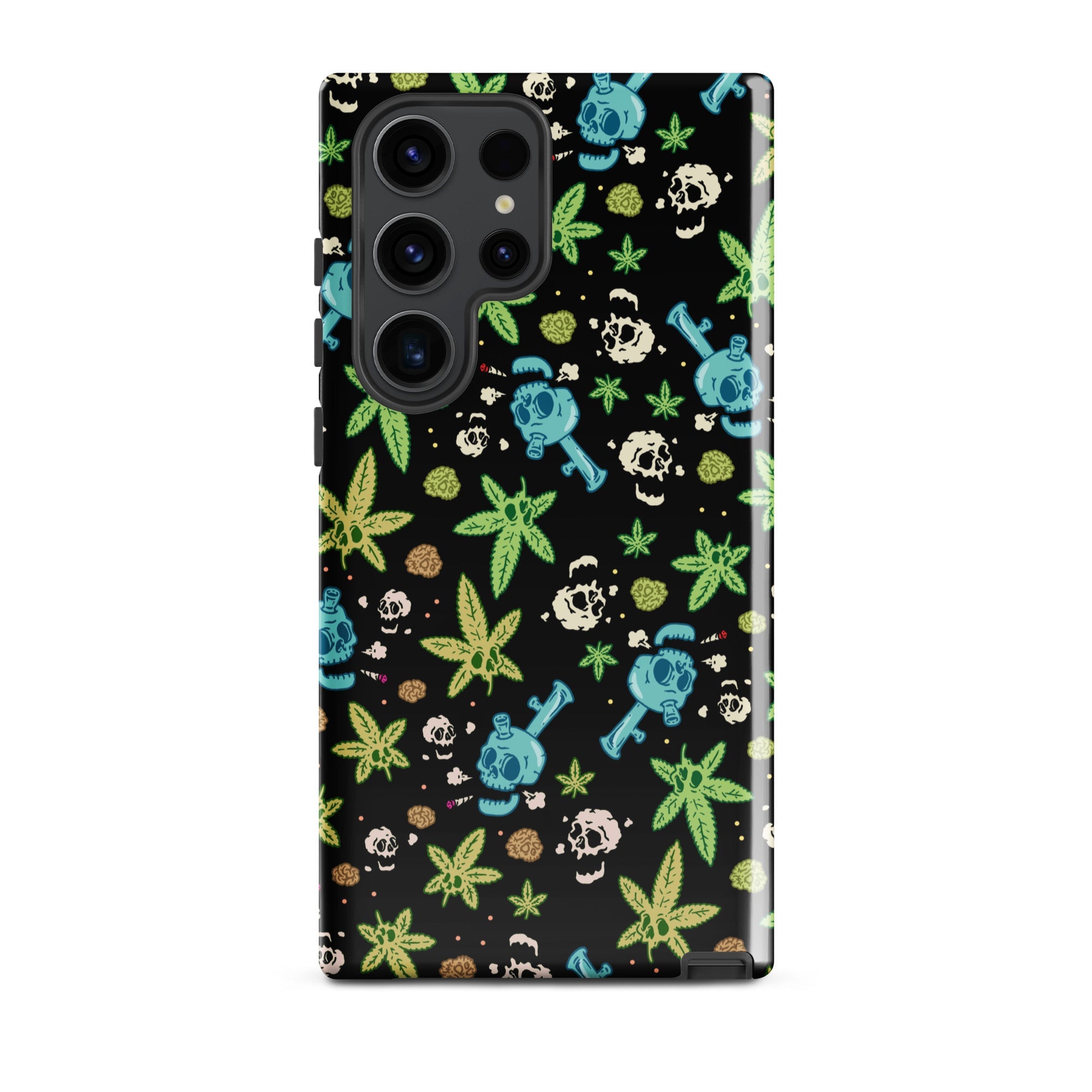 Murder Apparel Weed And Skulls Samsung Case