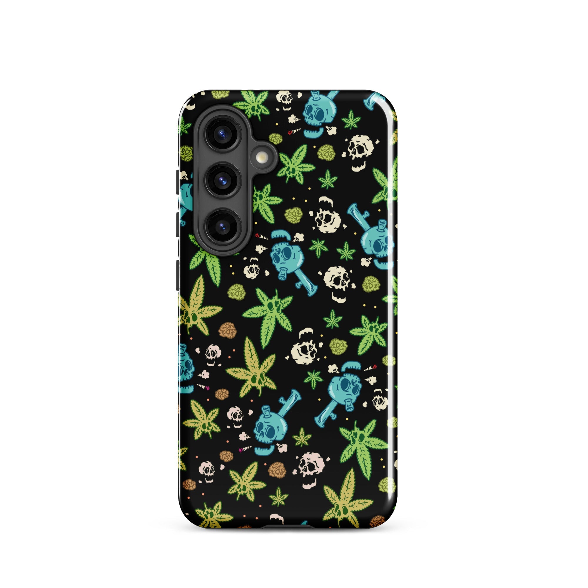 Murder Apparel Weed And Skulls Samsung Case