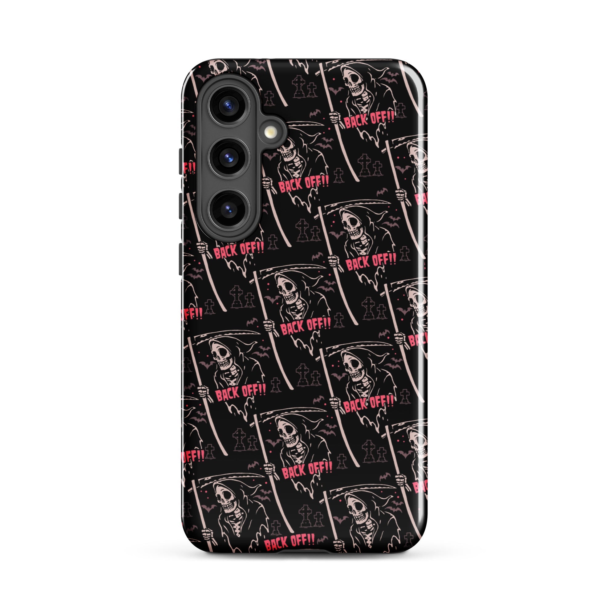 Murder Apparel Grim Reaper Back Off Samsung Case