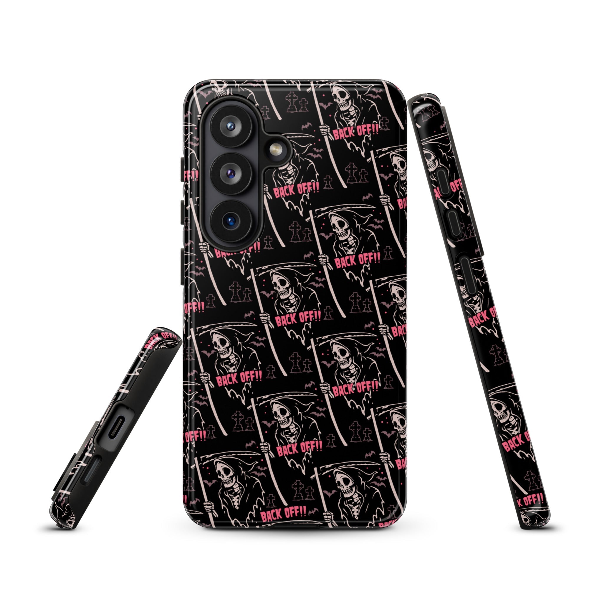 Murder Apparel Grim Reaper Back Off Samsung Case