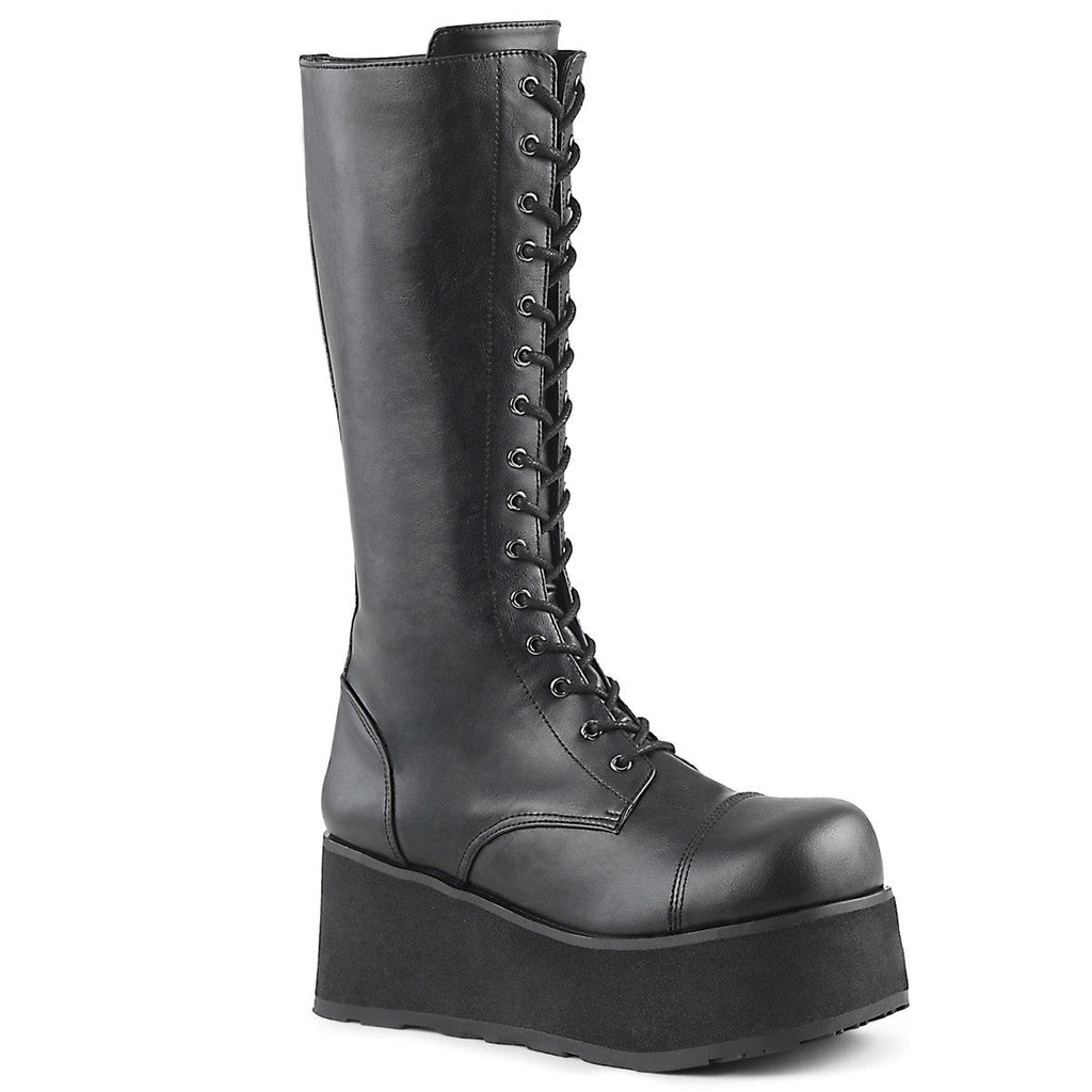 Demonia Trashville 502 Black Vegan Leather