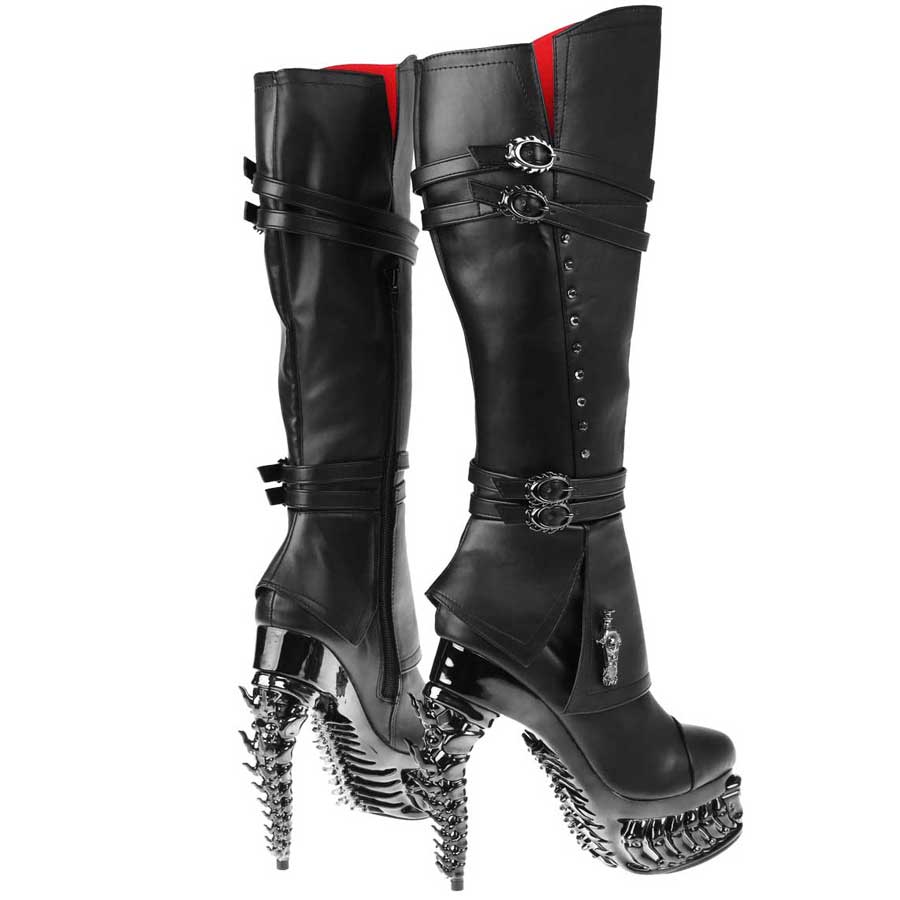 Hades + Alchemy UNDERTAKER Knee High Boots 5" Heel