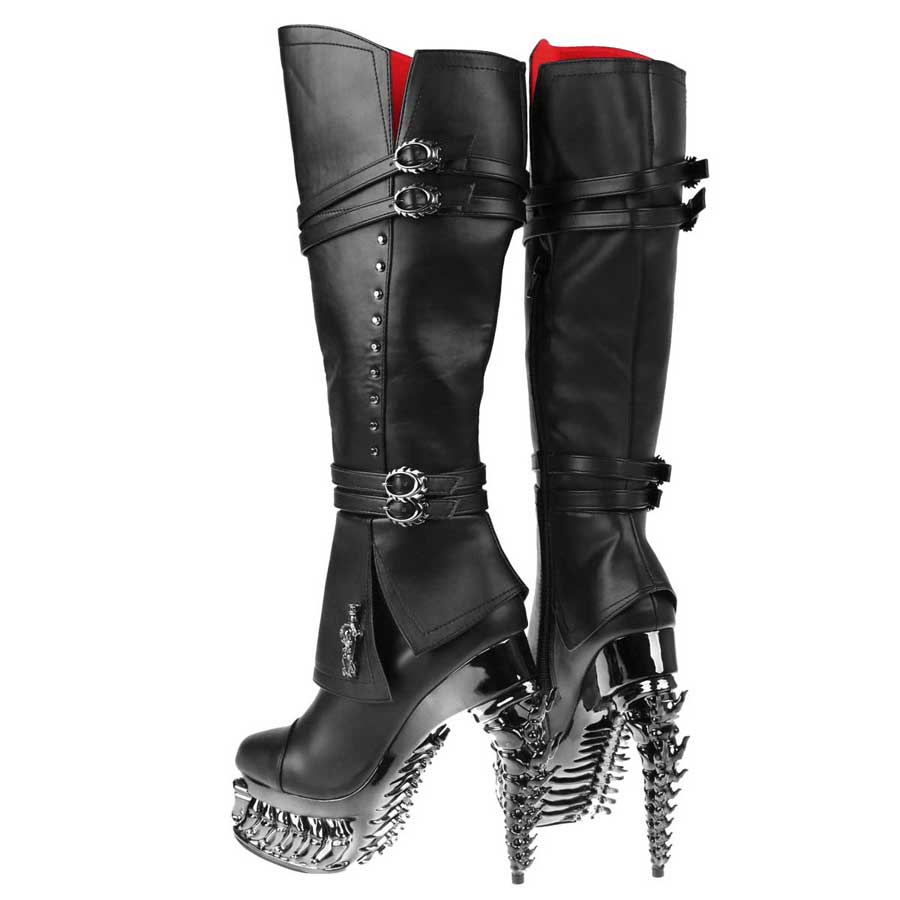 Hades + Alchemy UNDERTAKER Knee High Boots 5" Heel