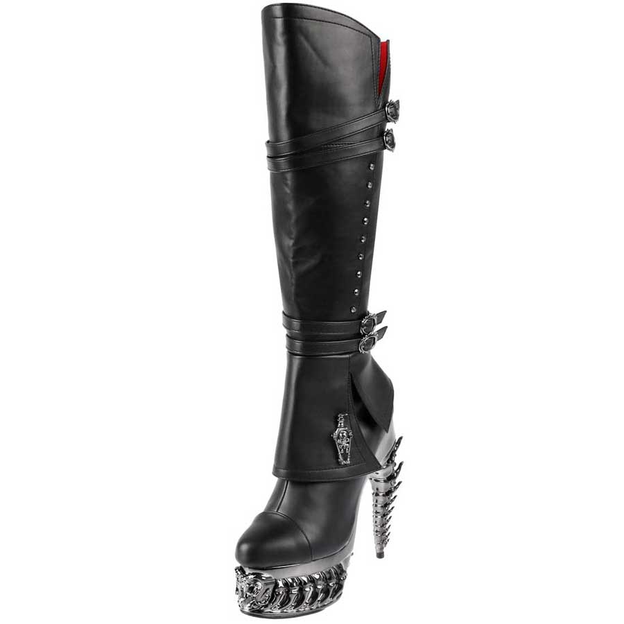 Hades + Alchemy UNDERTAKER Knee High Boots 5" Heel