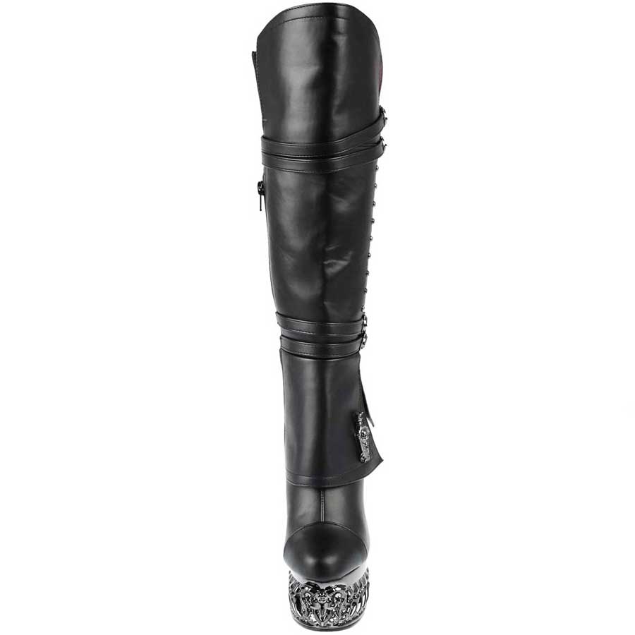Hades + Alchemy UNDERTAKER Knee High Boots 5" Heel