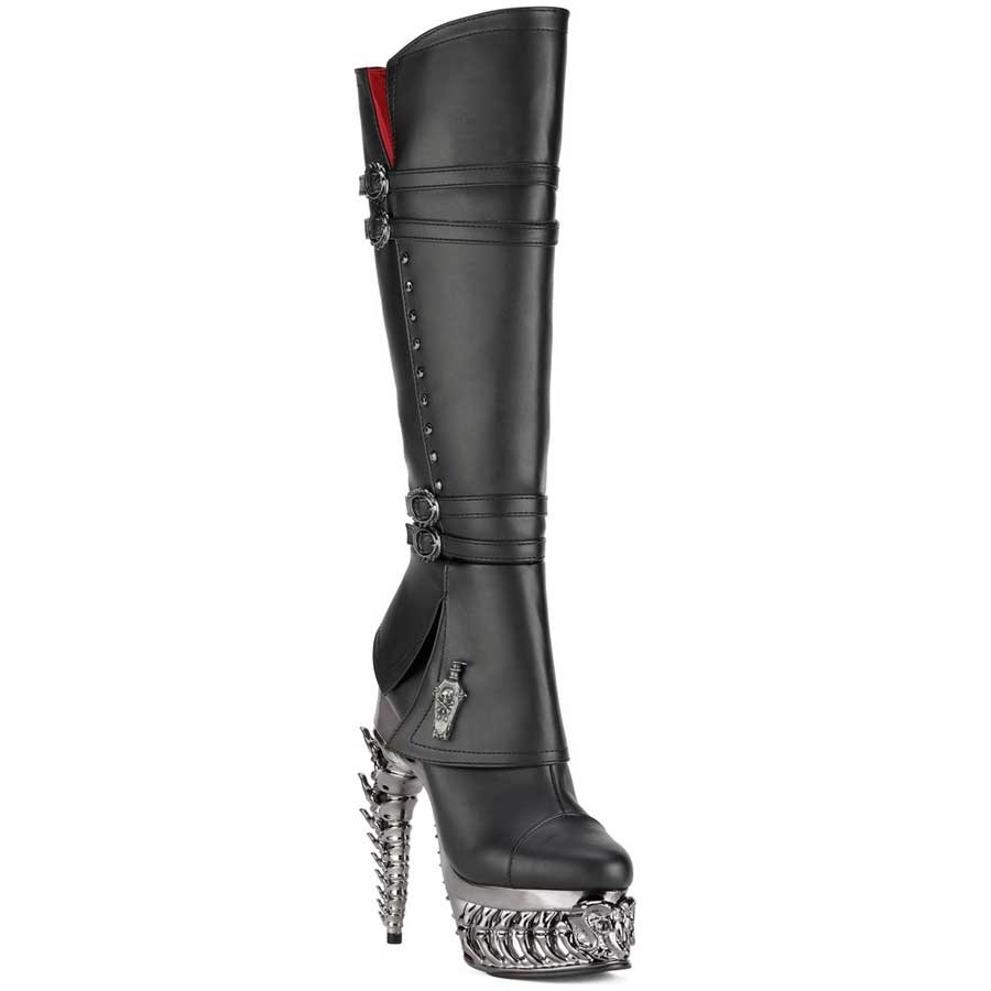 Hades + Alchemy UNDERTAKER Knee High Boots 5" Heel