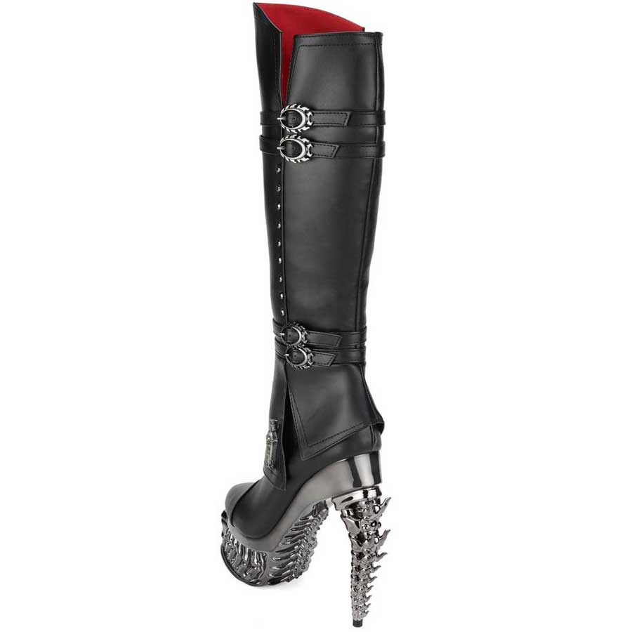 Hades + Alchemy UNDERTAKER Knee High Boots 5" Heel