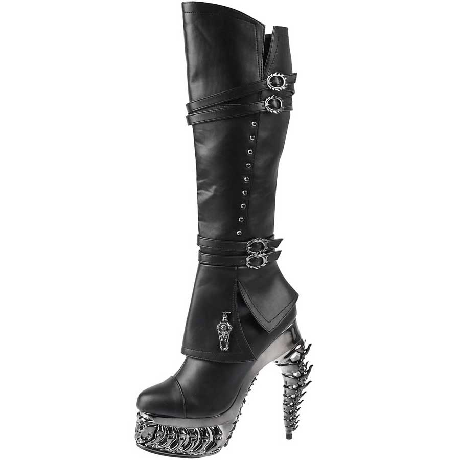 Hades + Alchemy UNDERTAKER Knee High Boots 5" Heel