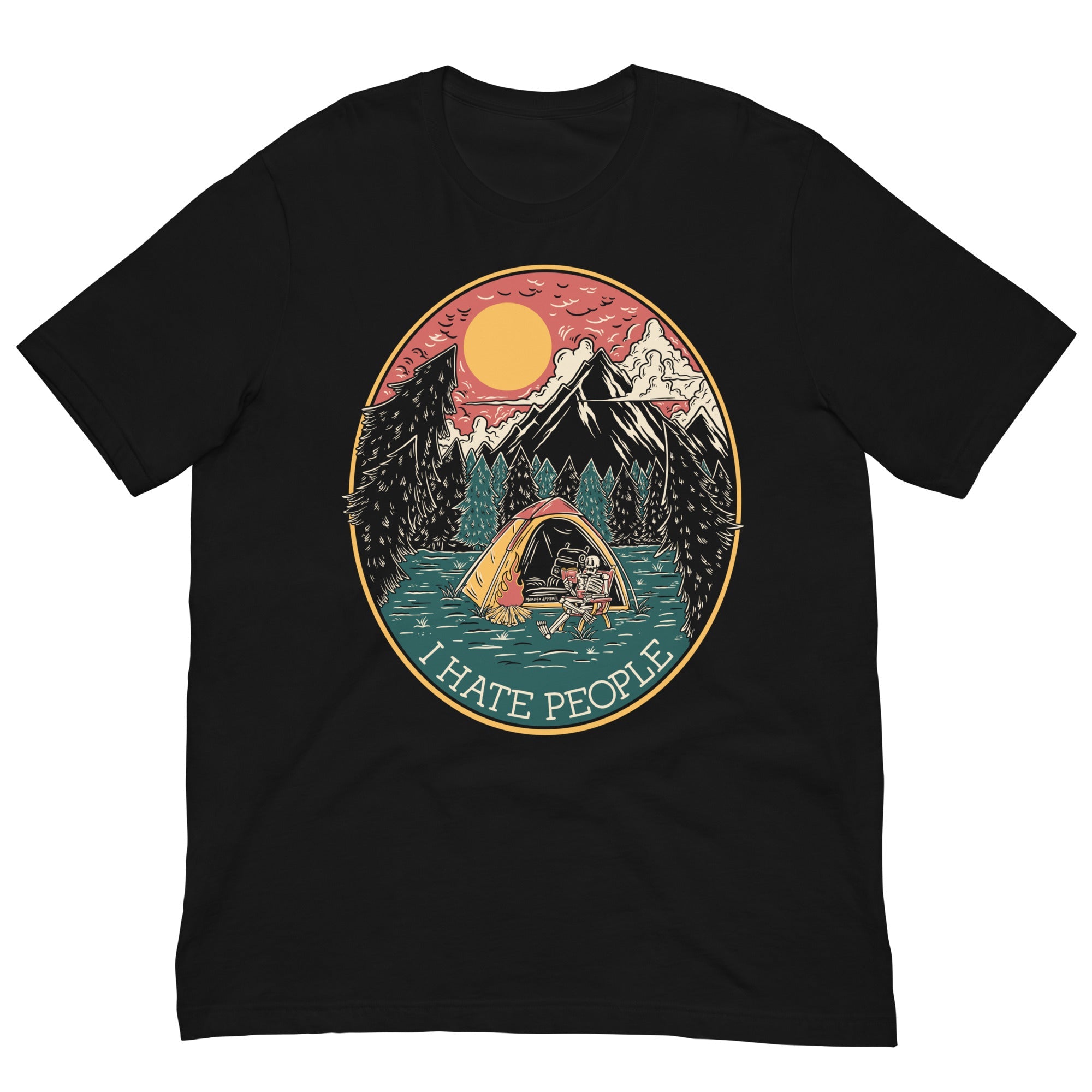 Murder Apparel I Hate People Camping T-shirt