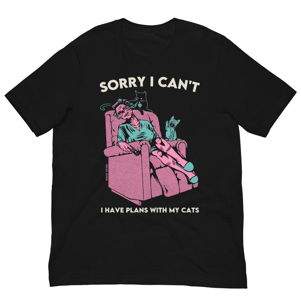 Murder Apparel I Have Plans With My Cats T-shirt