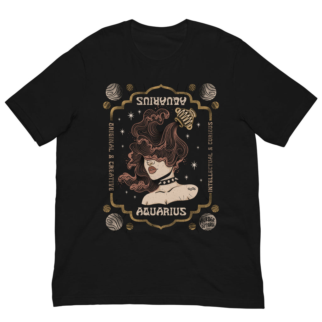 Murder Apparel Aquarius Zodiac T-shirt