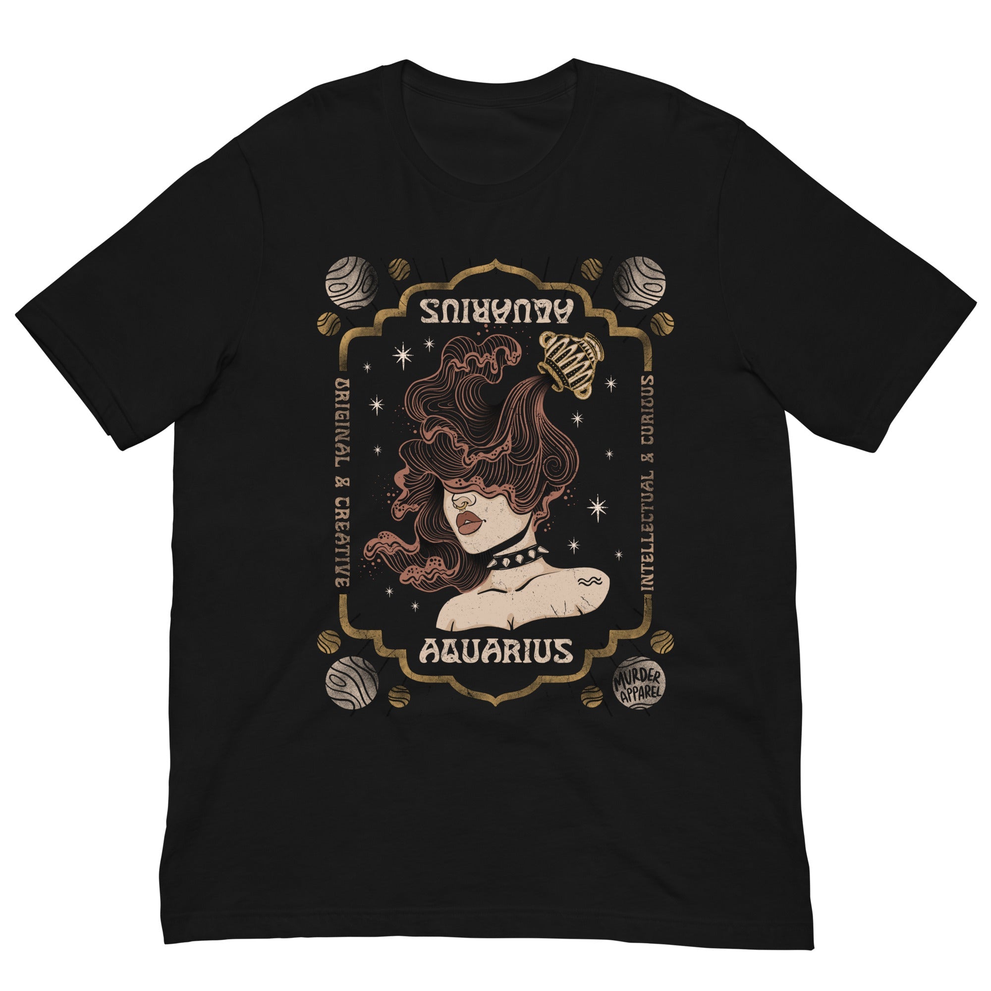Murder Apparel Aquarius Zodiac T-shirt