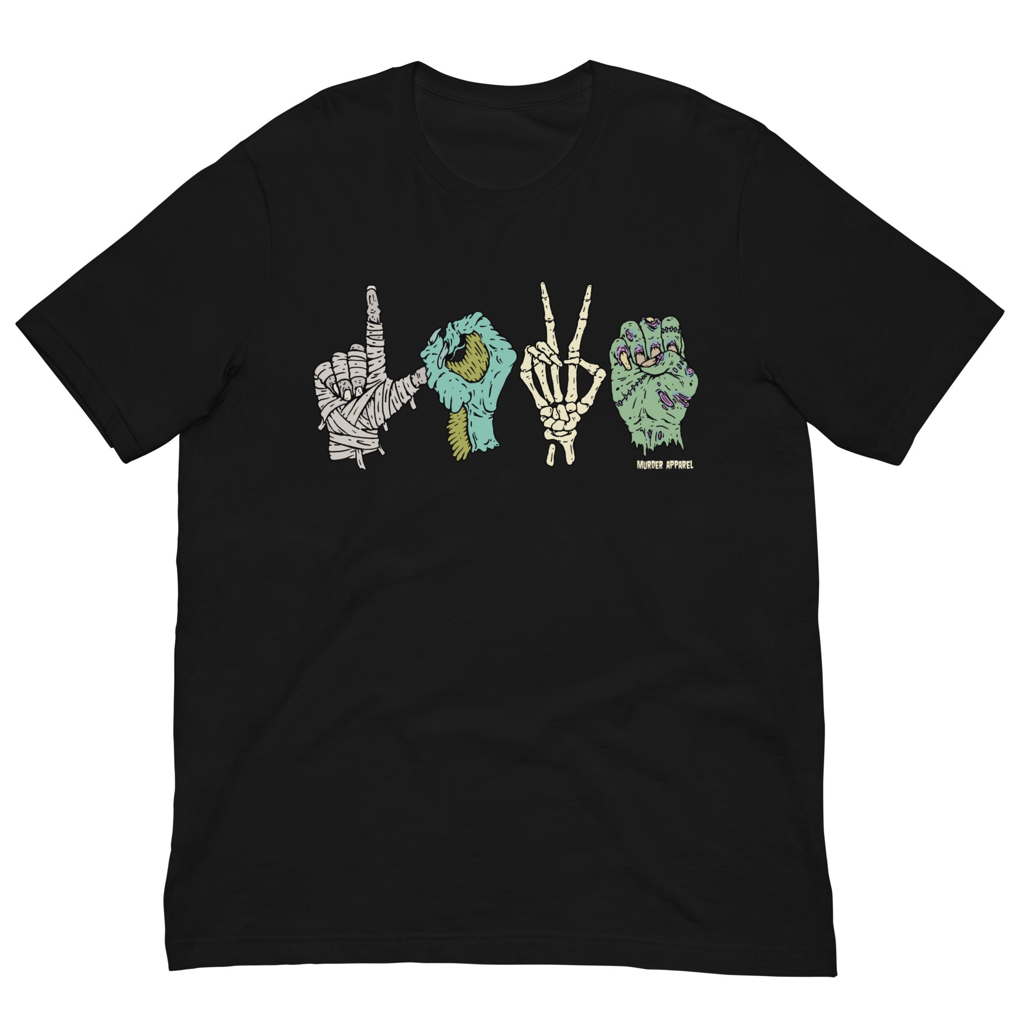 Murder Apparel Monster Love Sign Language T-shirt