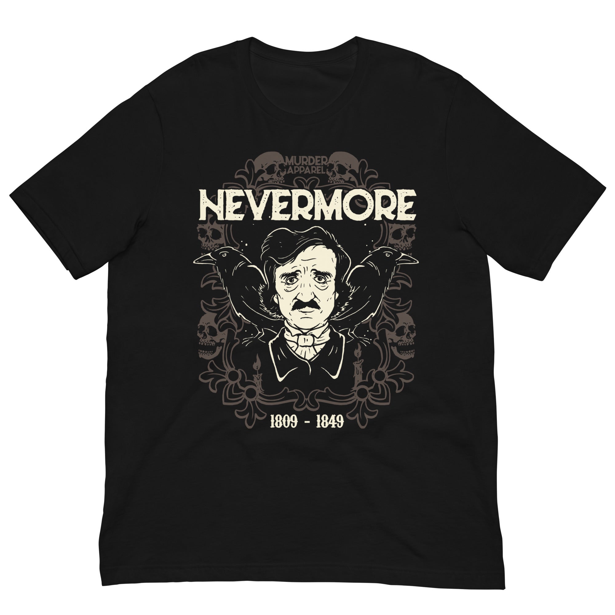 Murder Apparel Edgar Allan Poe Nevermore T-Shirt