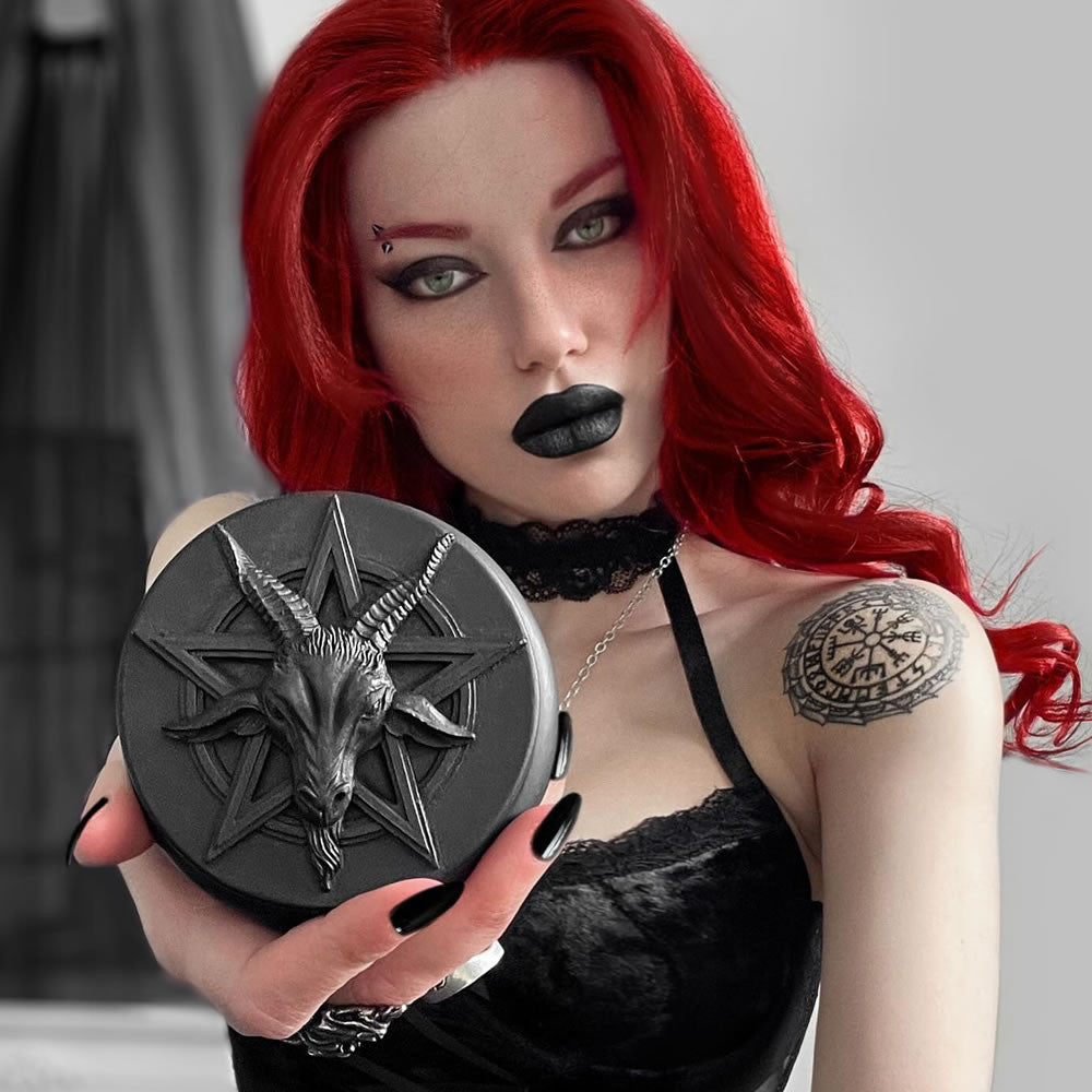 Alchemy Gothic Baphomet Trinket & Jewelry Box V101