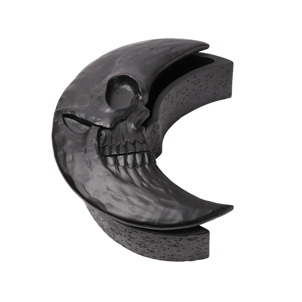 Skull Moon Trinket & Jewelry Box - Black