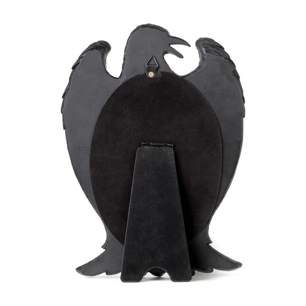 Alchemy Gothic Black Raven Mirror Wall or Tabletop V105